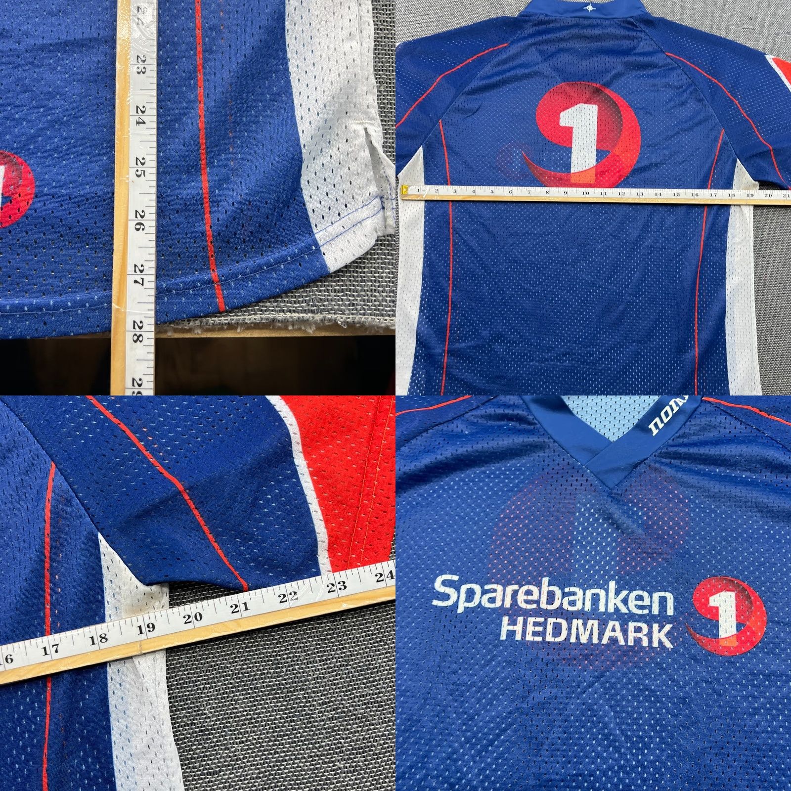 Vintage NONAME Spareabank Unisex Shirt Large Running Triathlon Jogging Outdoor Shirt XS? No, size M. Size US M / EU 48-50 / 2 - 8 Thumbnail
