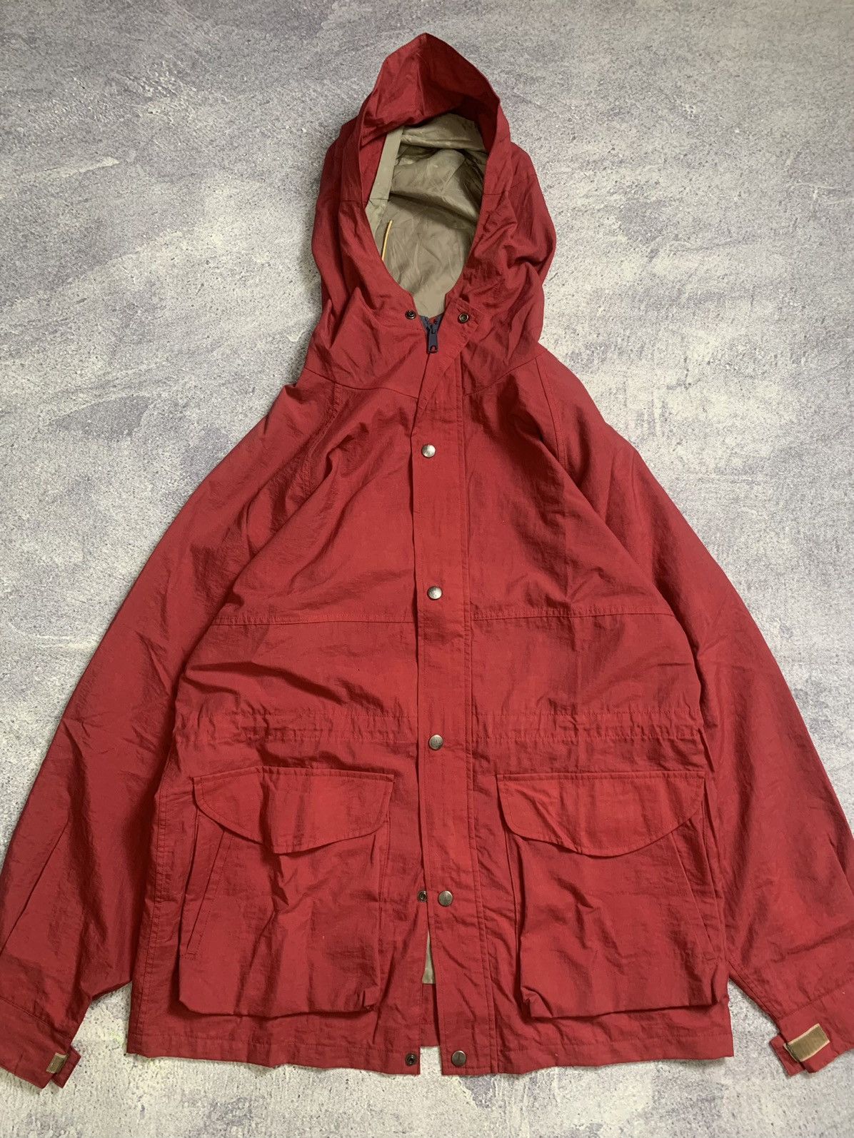 image of Vintage Red 'fox Fire' Parka Jacket, Men's (Size Medium)