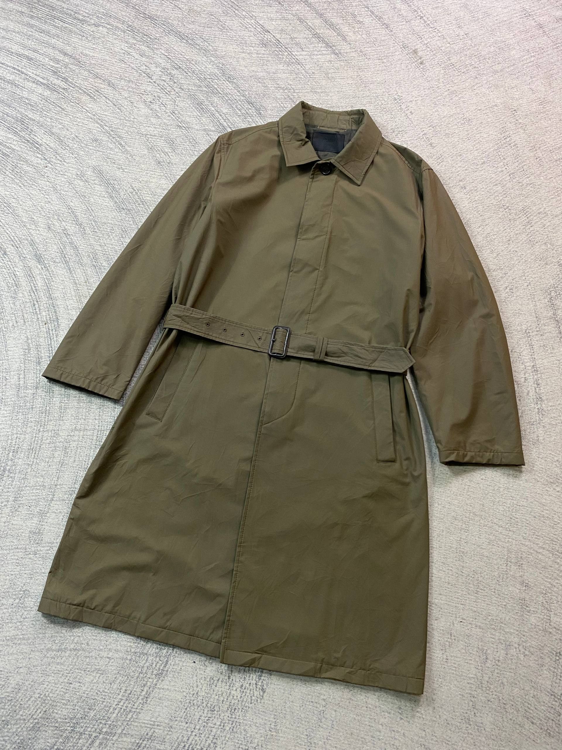 Prada Prada Belted Trench Coat Olive Size US M / EU 48-50 / 2 - 6 Thumbnail