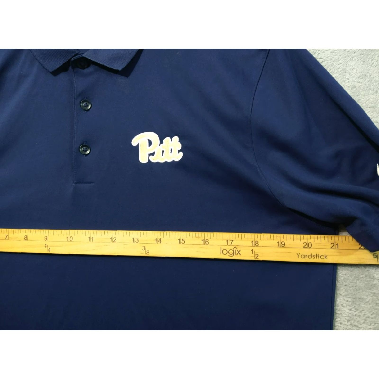 Nike Nike Dri-Fit Polo Shirt Mens Medium Blue Logo Short Sleeve Golf Shirt Size US M / EU 48-50 / 2 - 4 Thumbnail