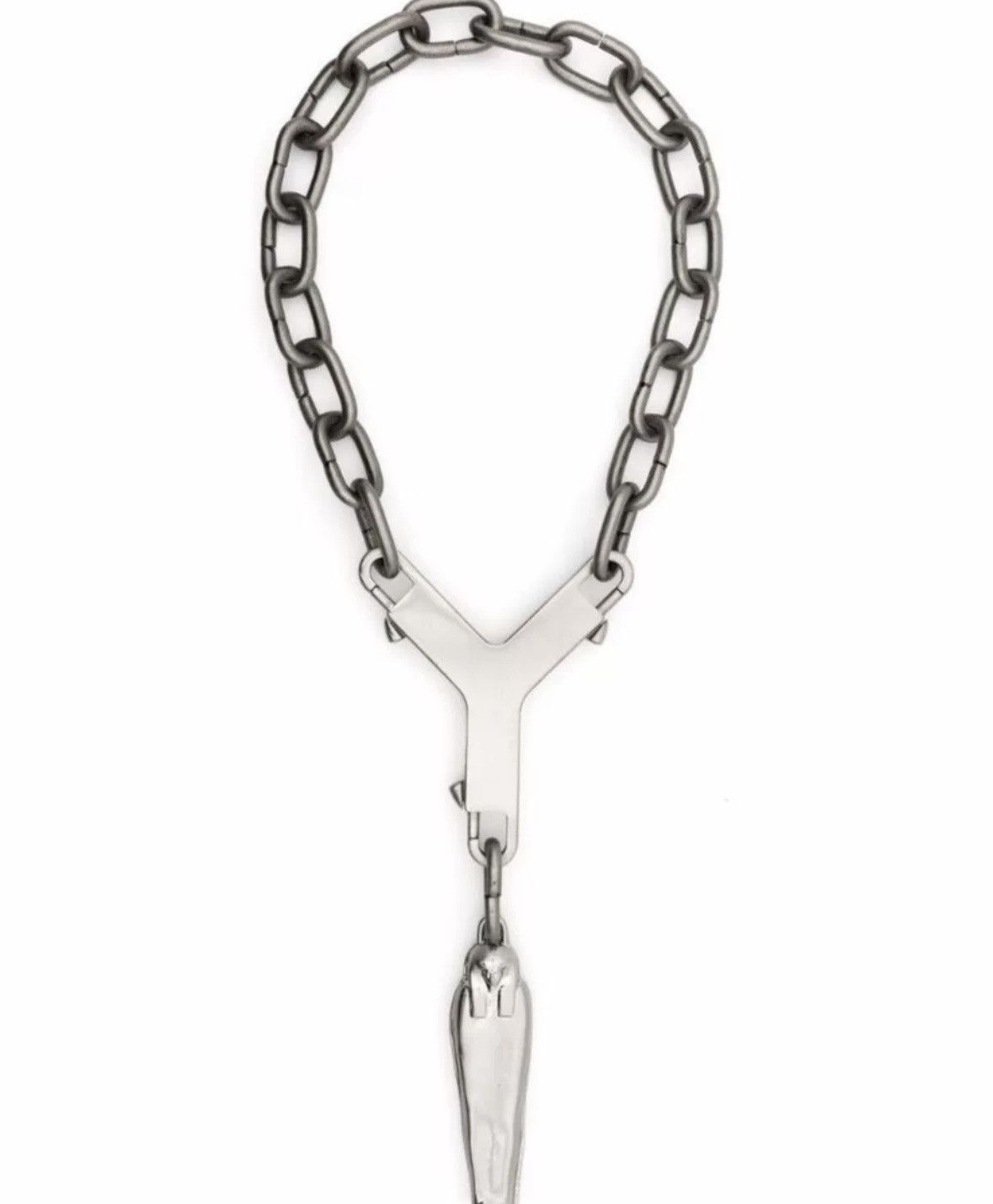Rick Owens Rick Owens 22ss RR01B1407MET Necklace Coffin Necklace Size ONE SIZE - 6 Thumbnail