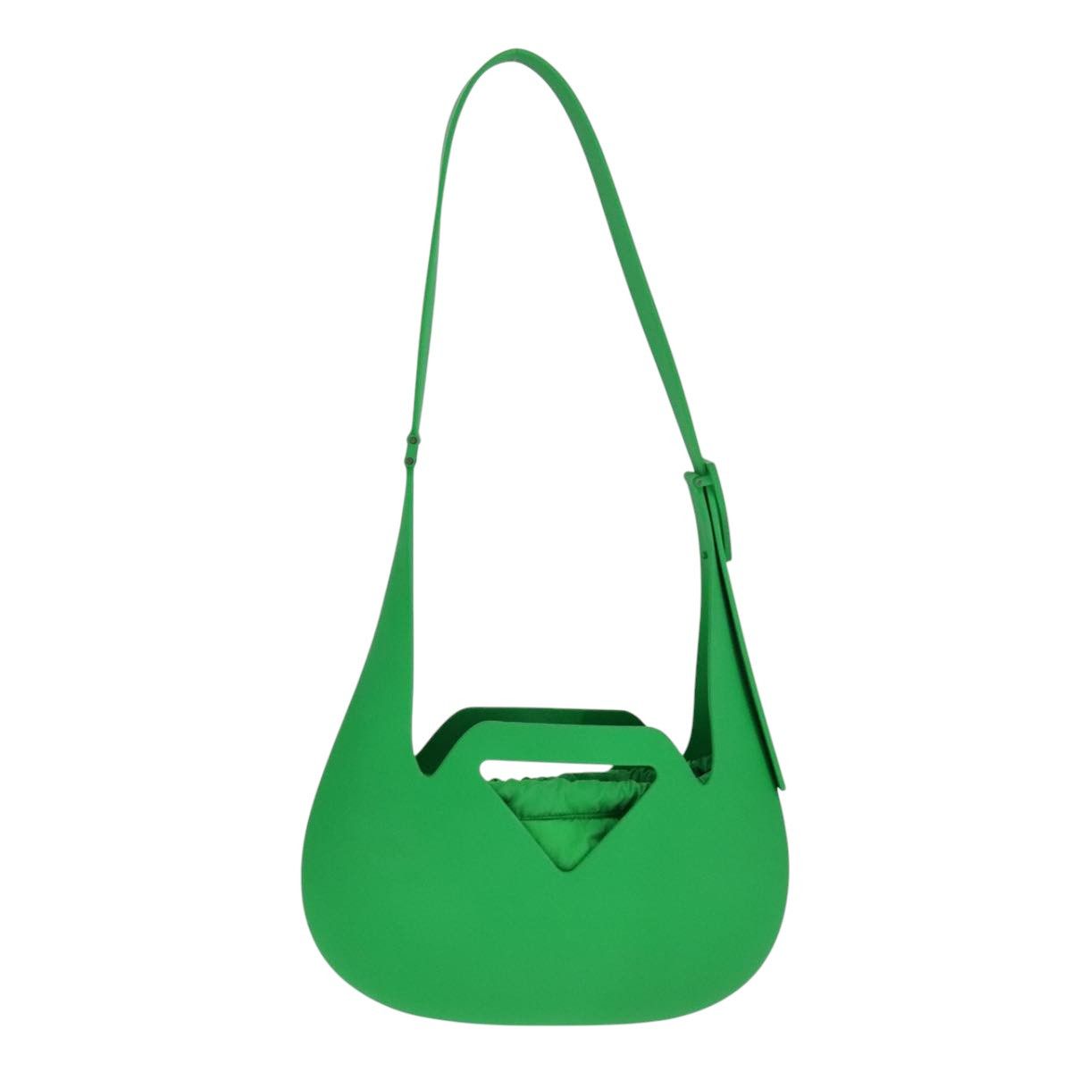 Bottega Veneta Green Rubber Shoulder Bag (Pre-Owned) Size ONE SIZE - 1 Thumbnail