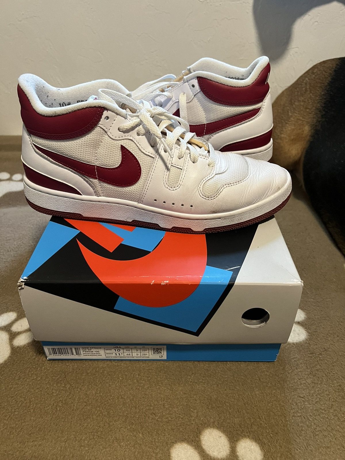 Nike Nike Mac attack white and red Size US 10 / EU 43 - 1 Thumbnail