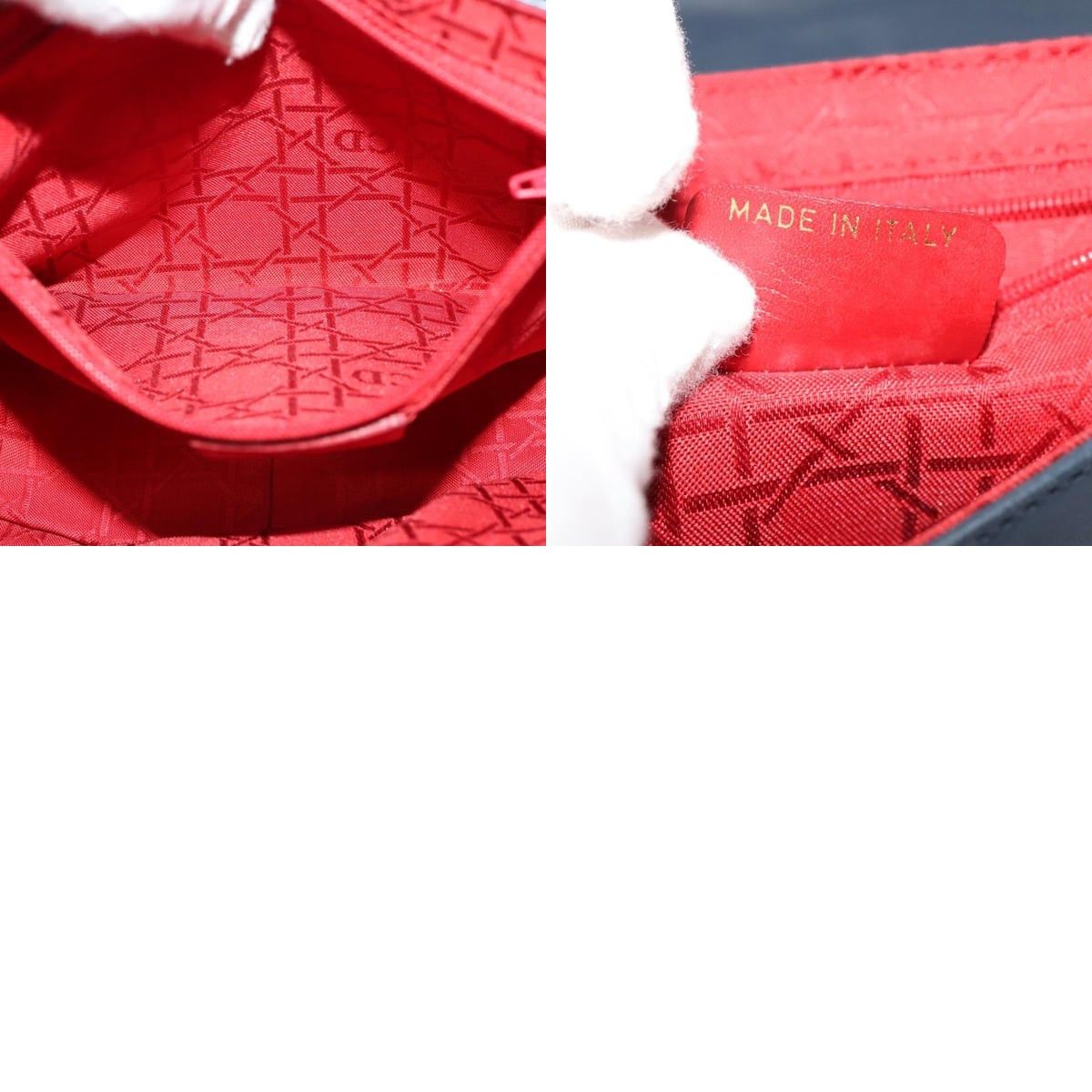 Dior DIOR Shoulder Bag Leather Navy Gold Size ONE SIZE - 12 Thumbnail