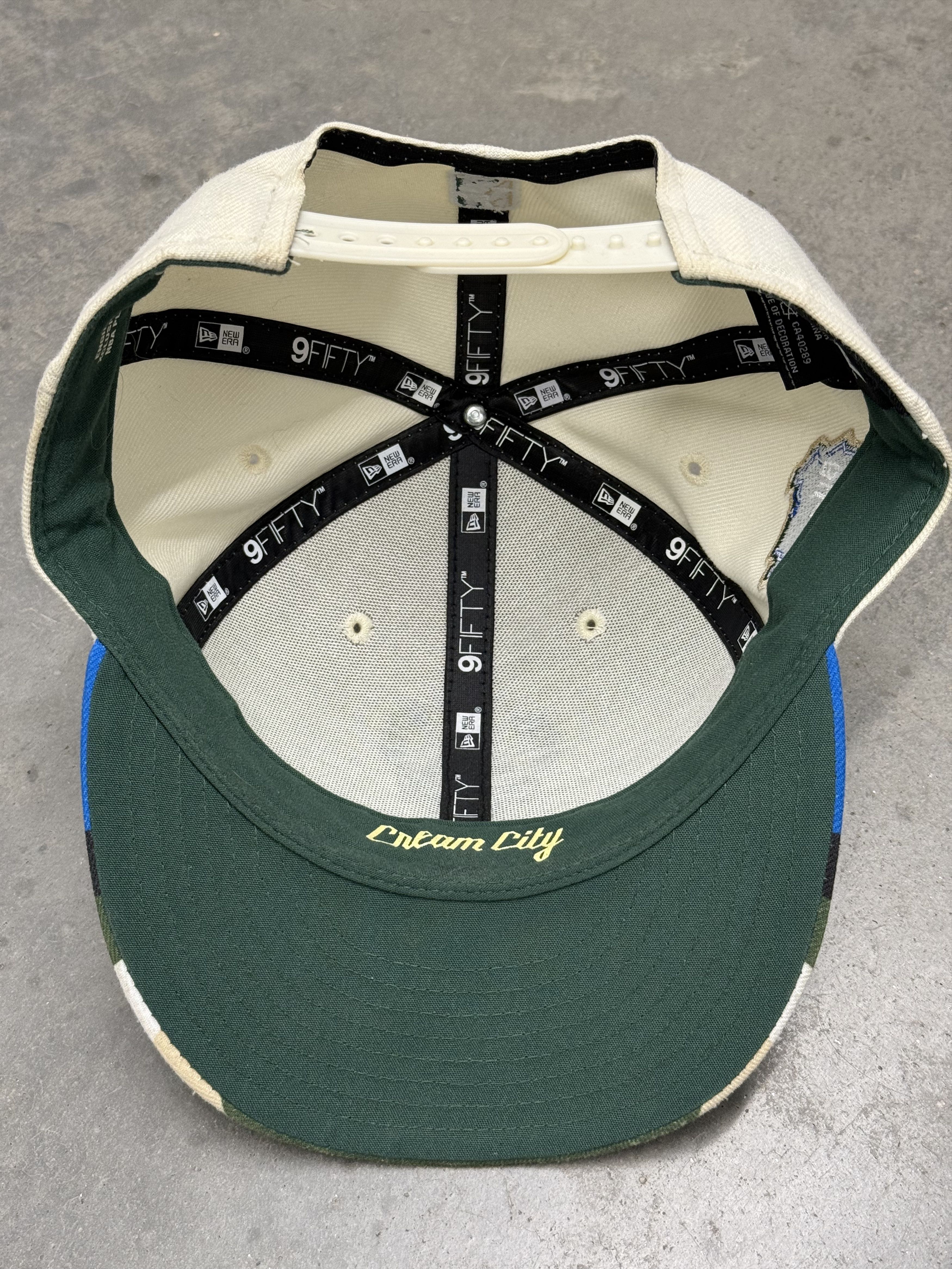 New Era Milwaukee Bucks Cream City OG Snapback w/ Wisconsin Logo Size ONE SIZE - 7 Thumbnail