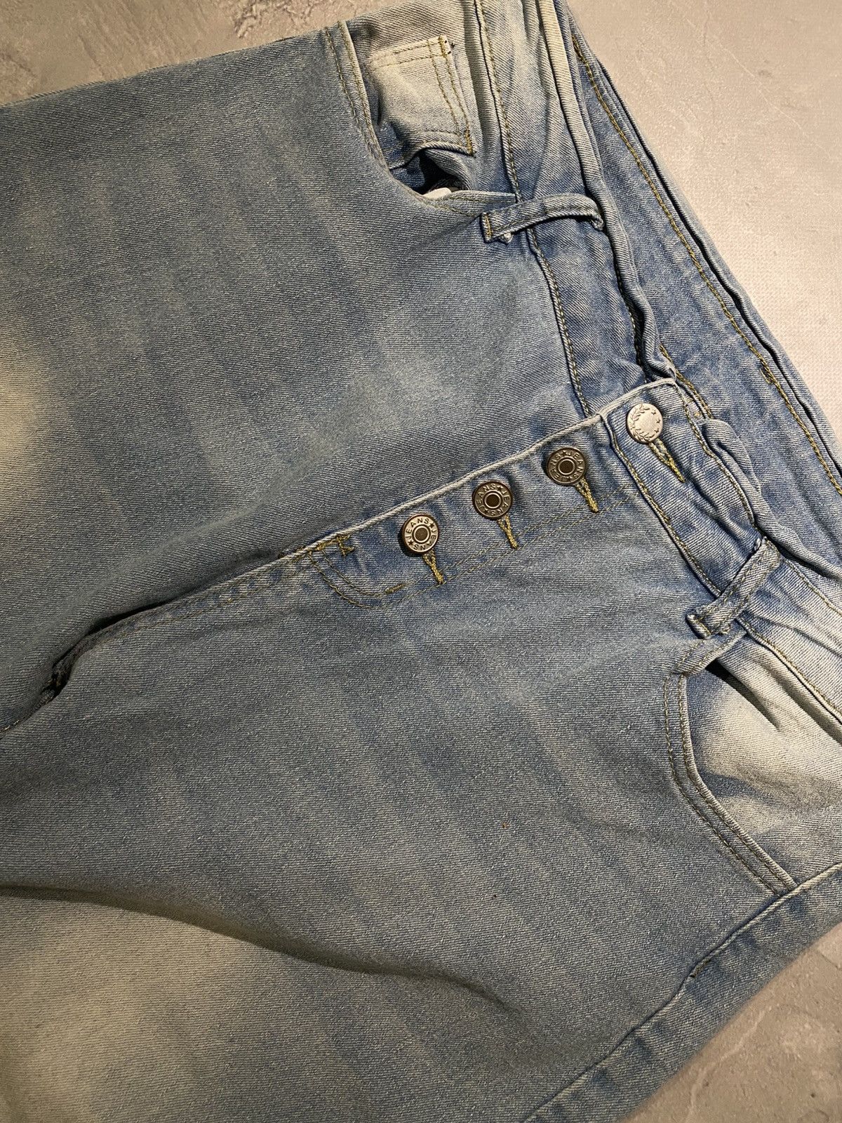 Japanese Brand Inspired By If Six Was Nine Flared Avan Jeans-Y2K Drip Size US 33 - 6 Thumbnail