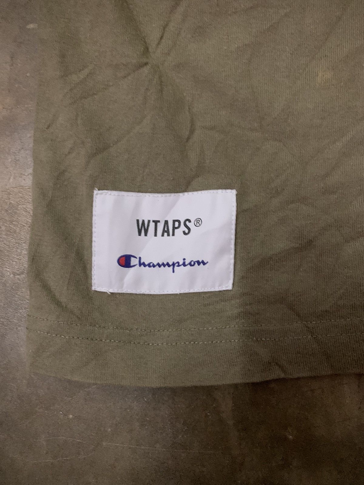 Champion × Japanese Brand × Wtaps Champion X Wtaps Plain Tee Size US L / EU 52-54 / 3 - 3 Thumbnail