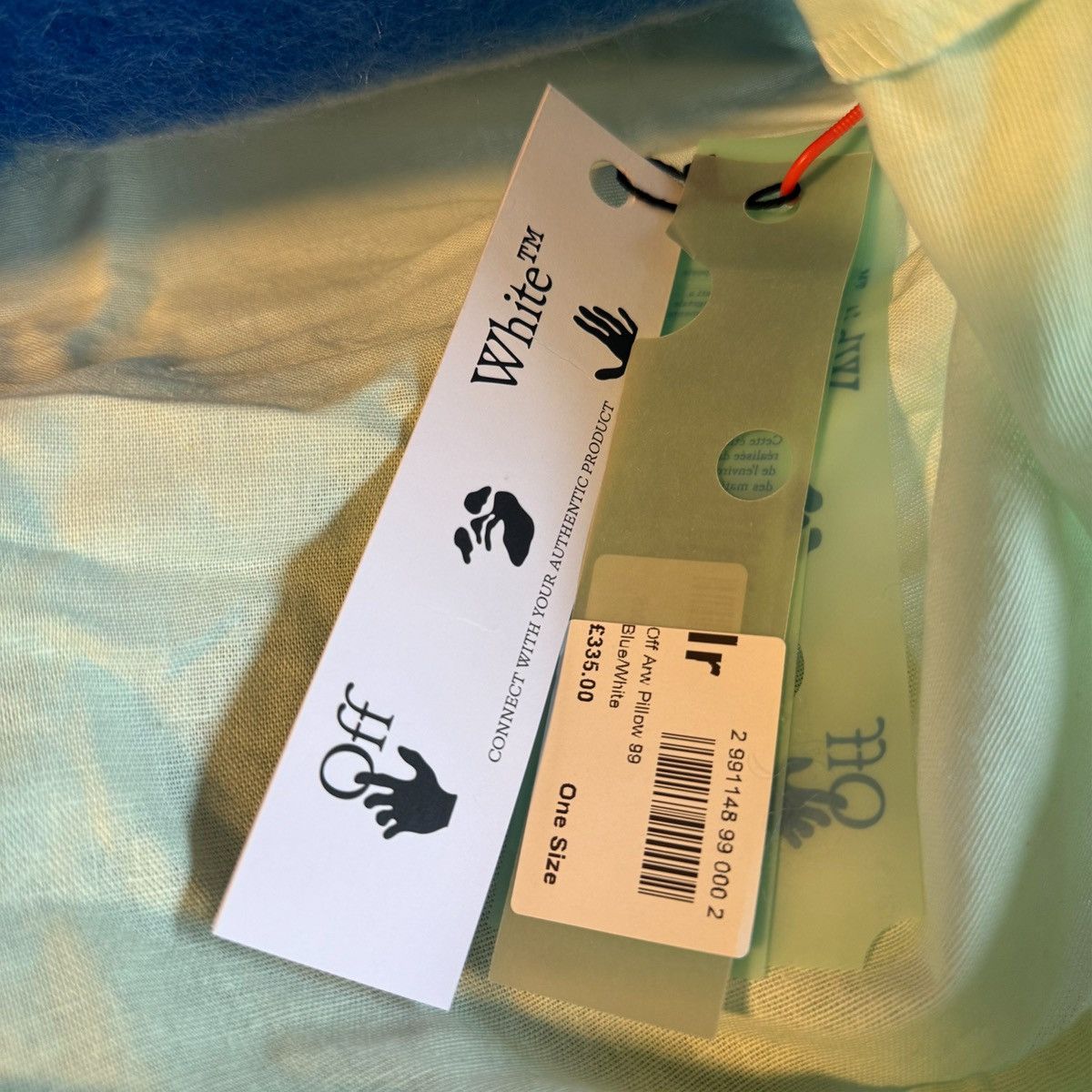 Off-White Off-White Pillow Arrow Design Blue White Size ONE SIZE - 3 Thumbnail