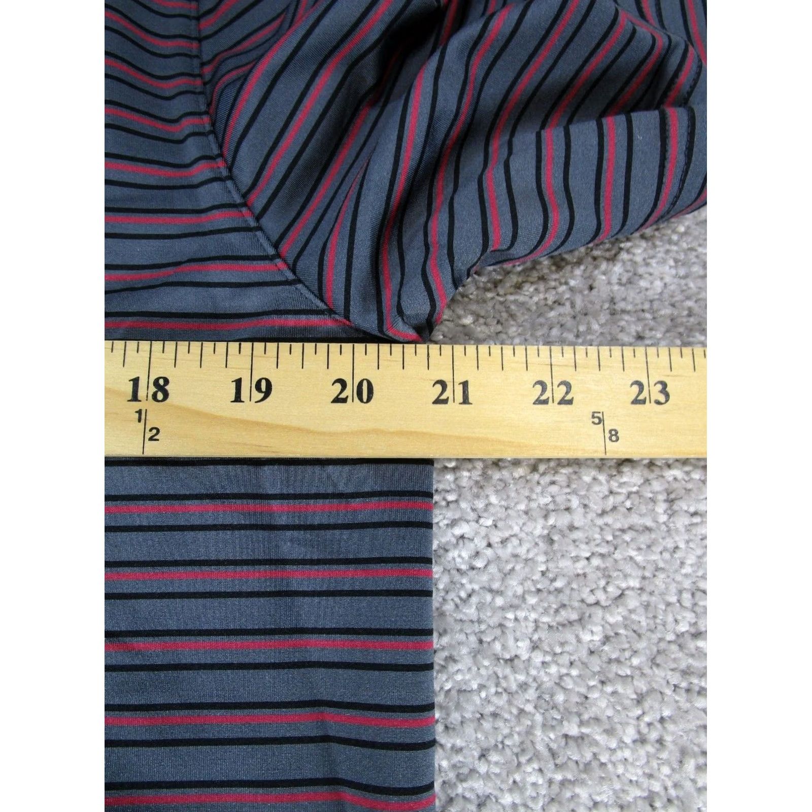 Vintage Carnoustie Tech Polo Shirt Mens Medium Black Red Gray Ryder Cup Shirt Polo Button-Down Short Sleeve Golf Mens M Size US M / EU 48-50 / 2 - 7 Thumbnail