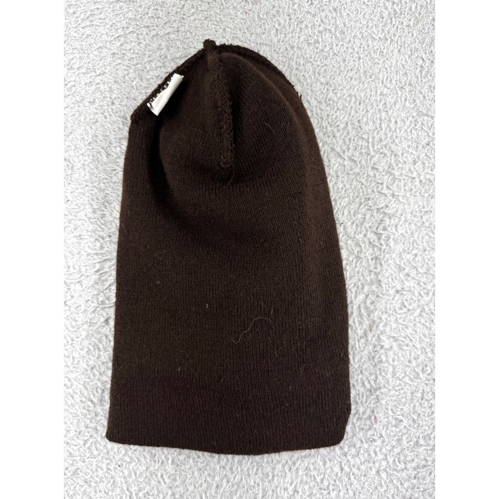 Vintage VF Brown Knit Beanie Toque Adult One Size Fits All Ski Logo Hat Mens Size ONE SIZE - 5 Thumbnail
