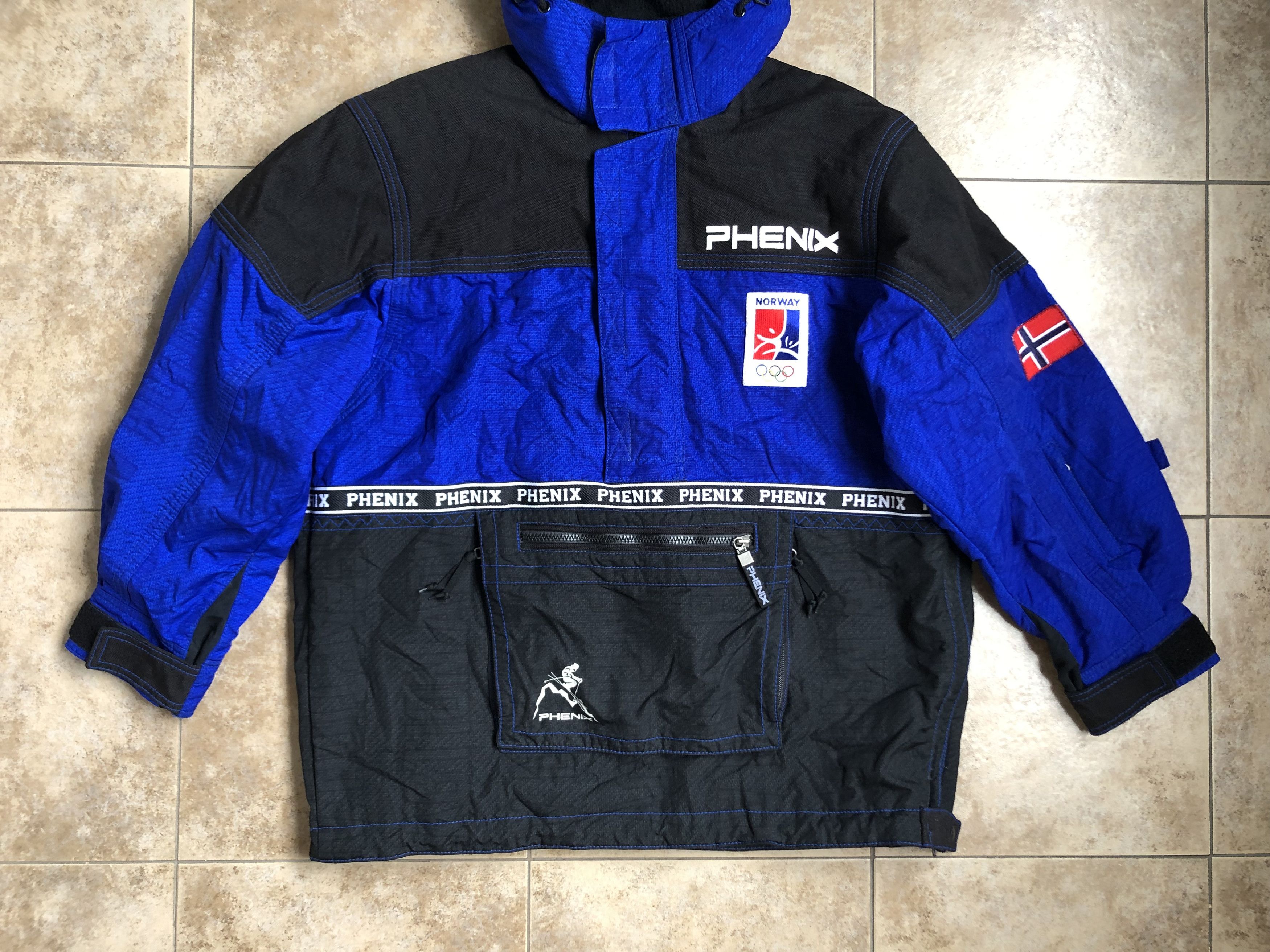 Phenix Vintage Phenix Norge Olympic Norwegian Ski Team Jacket Size US XL / EU 56 / 4 - 2 Thumbnail