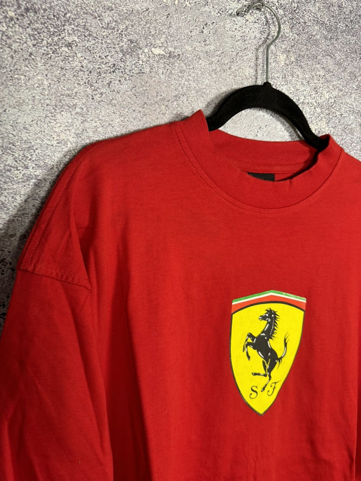 Ferrari × Vintage 00’s Vintage Ferrari Big Logo T shirt y2k XL size Size US XL / EU 56 / 4 - 5 Thumbnail