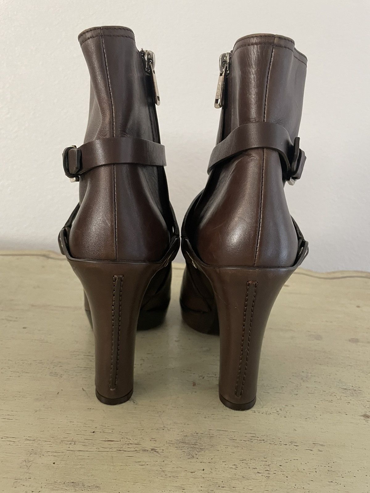 Ralph Lauren Purple Label Platform Bootie Size US 9 / IT 39 - 5 Thumbnail