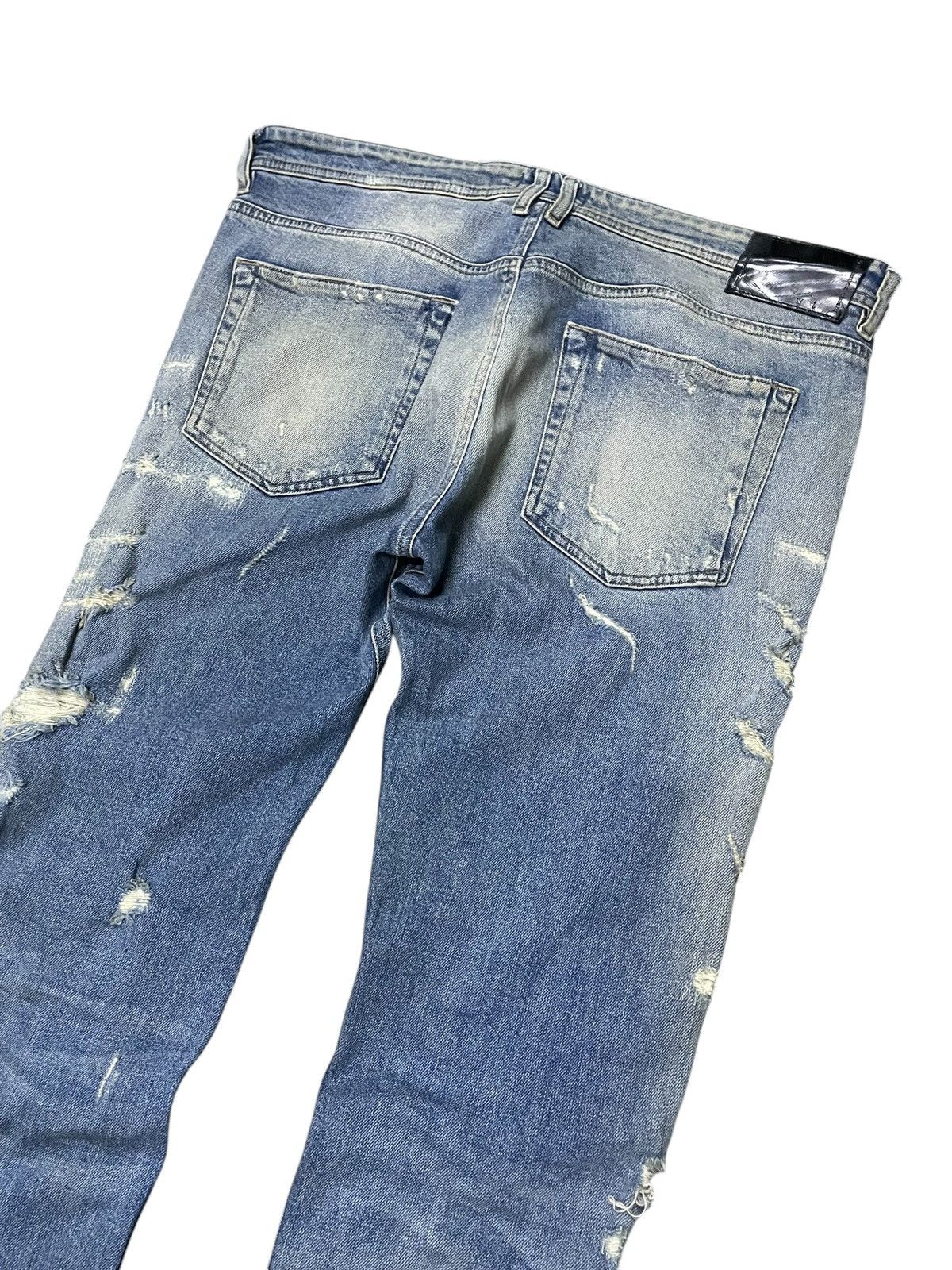 Diesel × Diesel Black Gold Diesel Black Gold Stacked Distressed Heavy Stitched Jeans Size US 34 / EU 50 - 12 Thumbnail