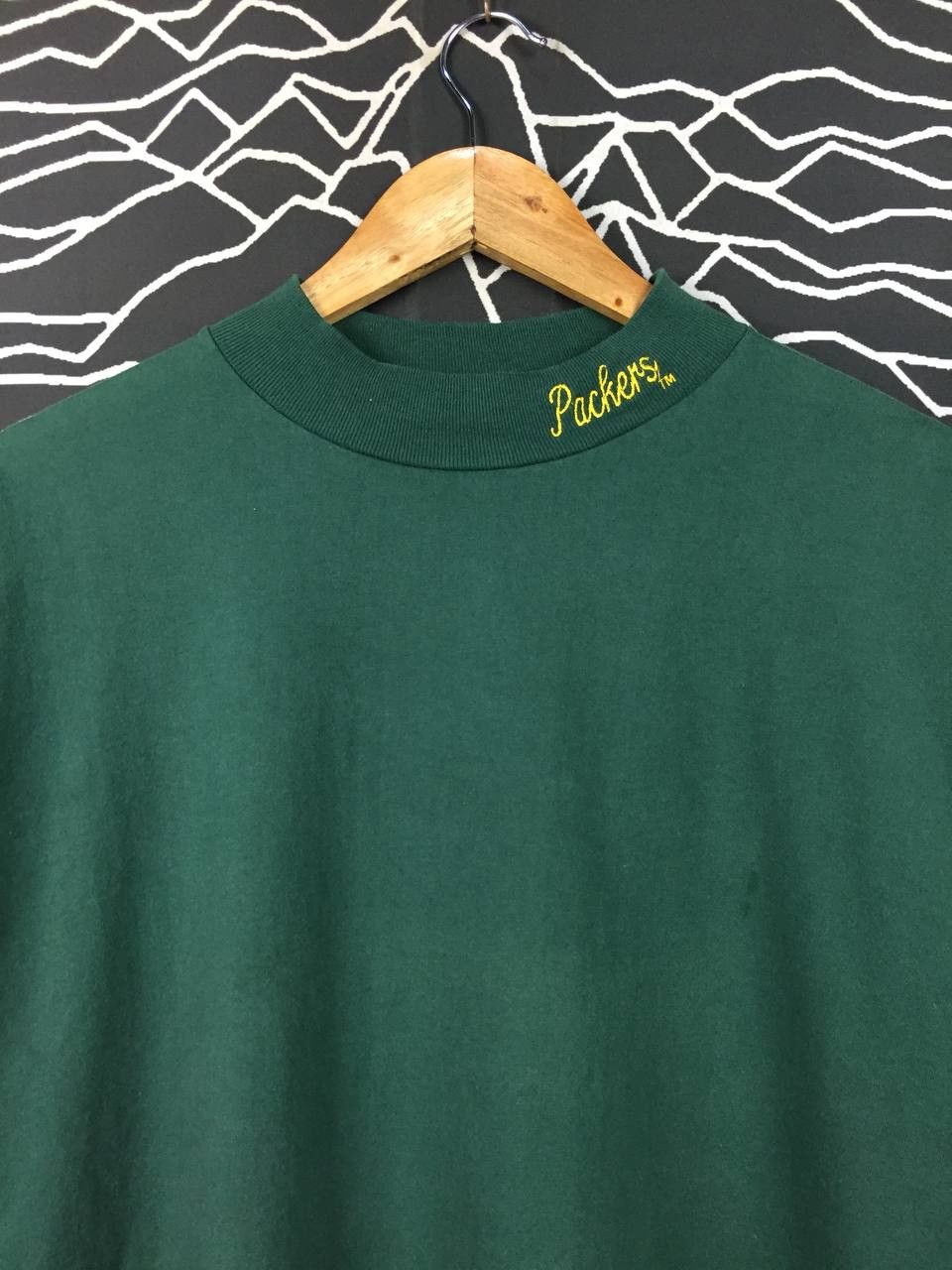 Logo Athletic Vtg Logo Athletic Green Bay Packers Mock Neck Longsleeve Tee Size US XXL / EU 58 / 5 - 3 Thumbnail