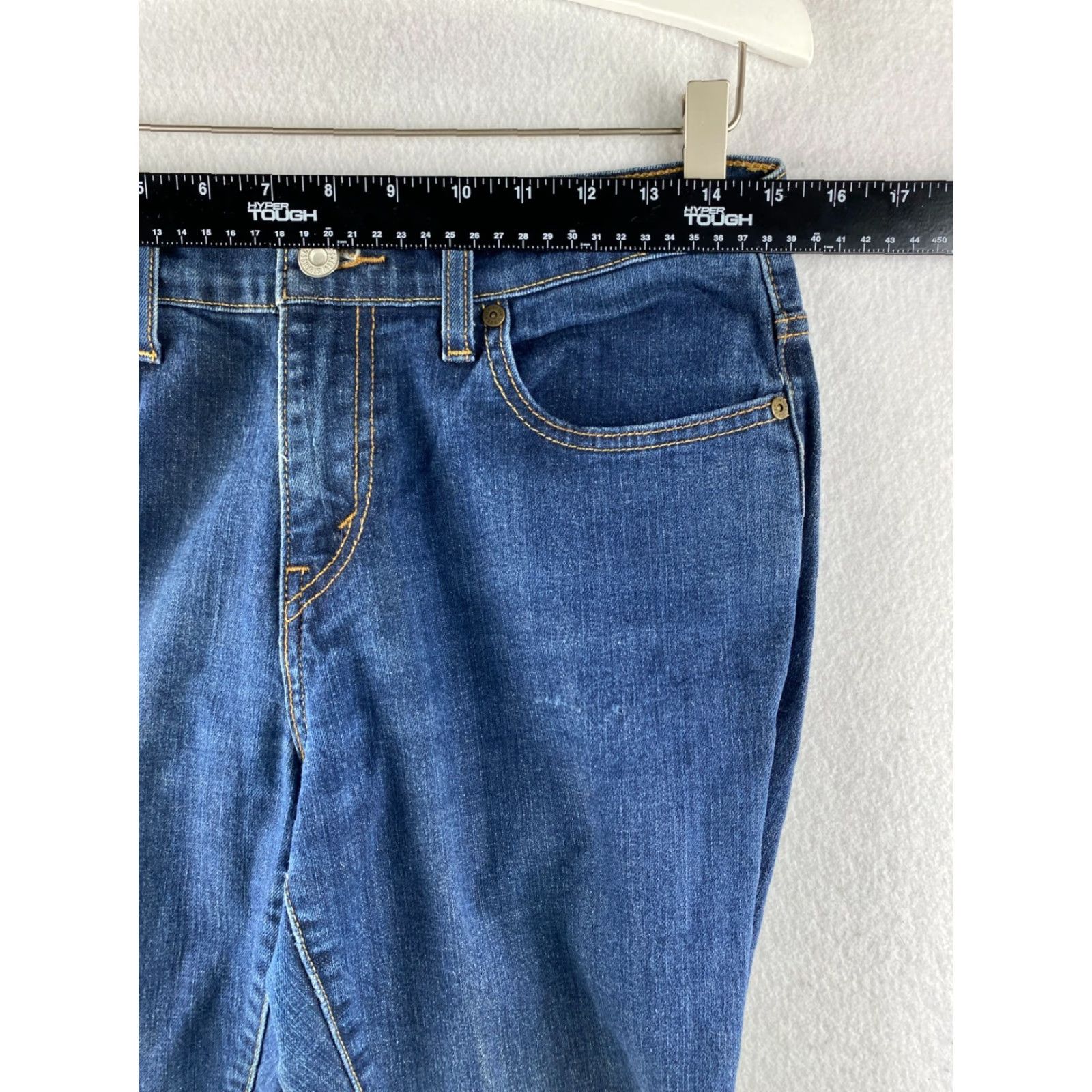 Levi's Levi's Jeans Womens 8 Bootcut Denim Pockets Dark Wash Blue 5-Pocket Regular Stretch Size 30" / US 8 / IT 44 - 3 Thumbnail