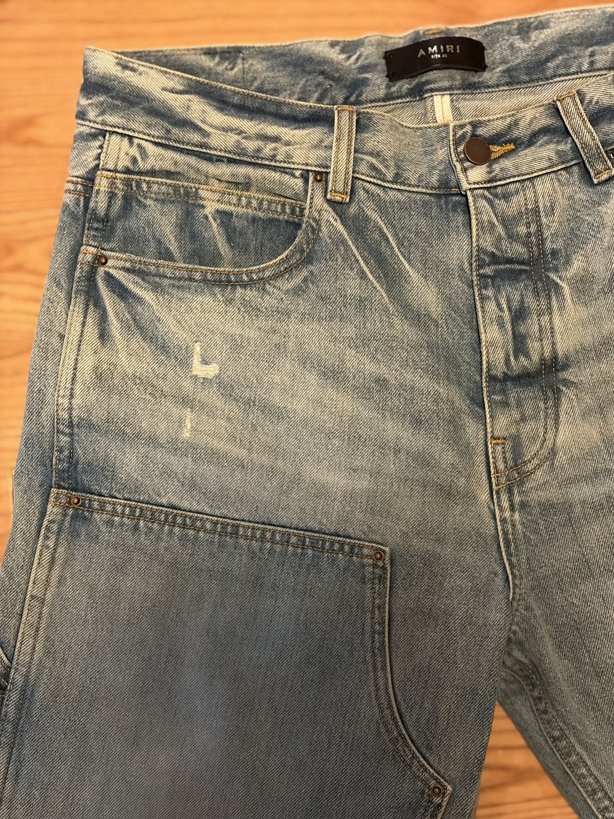 Amiri Amiri Carpenter Logo Patch Straight Leg Size US 32 / EU 48 - 8 Thumbnail