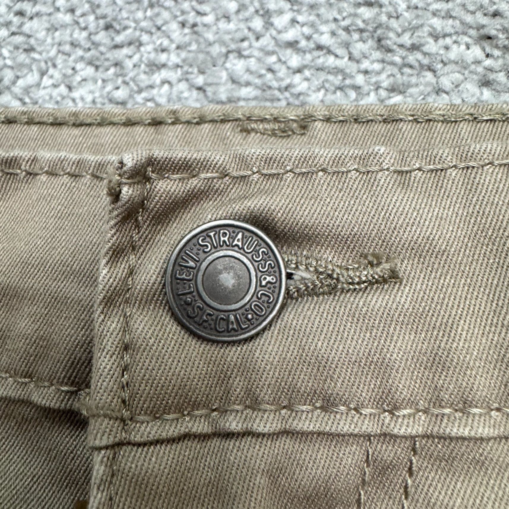 Levi's Levi's 541 Athletic Taper Twill Chino Pants Men 36x34 Khaki Brown Stretch Cotton Regular Zeal? Size US 34 / EU 50 - 3 Thumbnail