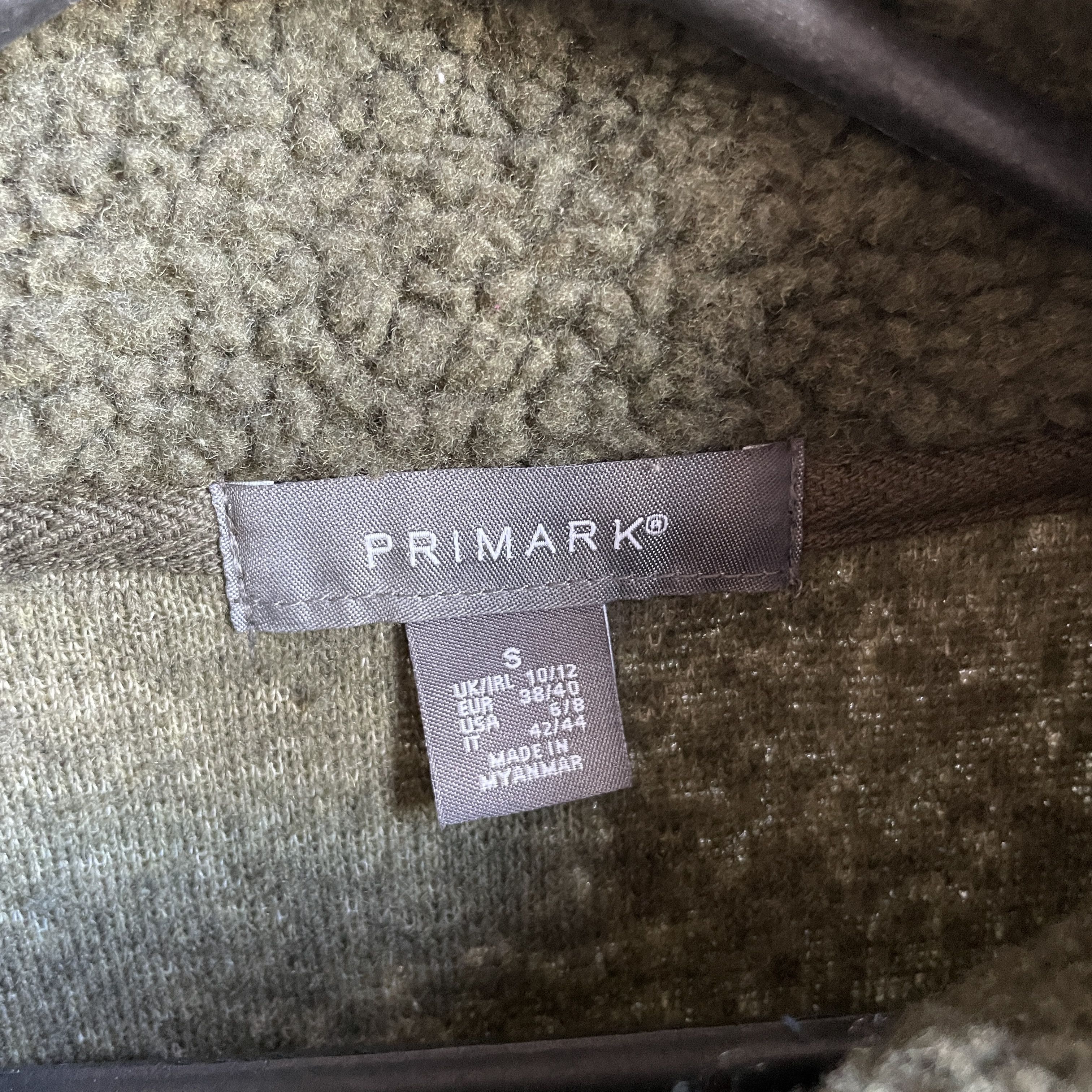 Other Nylon Insertion Khaki Fleece Pullover Size S Size US S / EU 44-46 / 1 - 6 Thumbnail