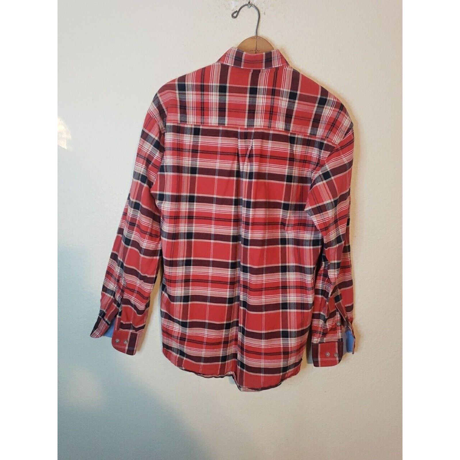 Wrangler Wrangler TwentyX 20X Red Plaid Long Sleeve Shirt Men's XL Size US XL / EU 56 / 4 - 8 Thumbnail