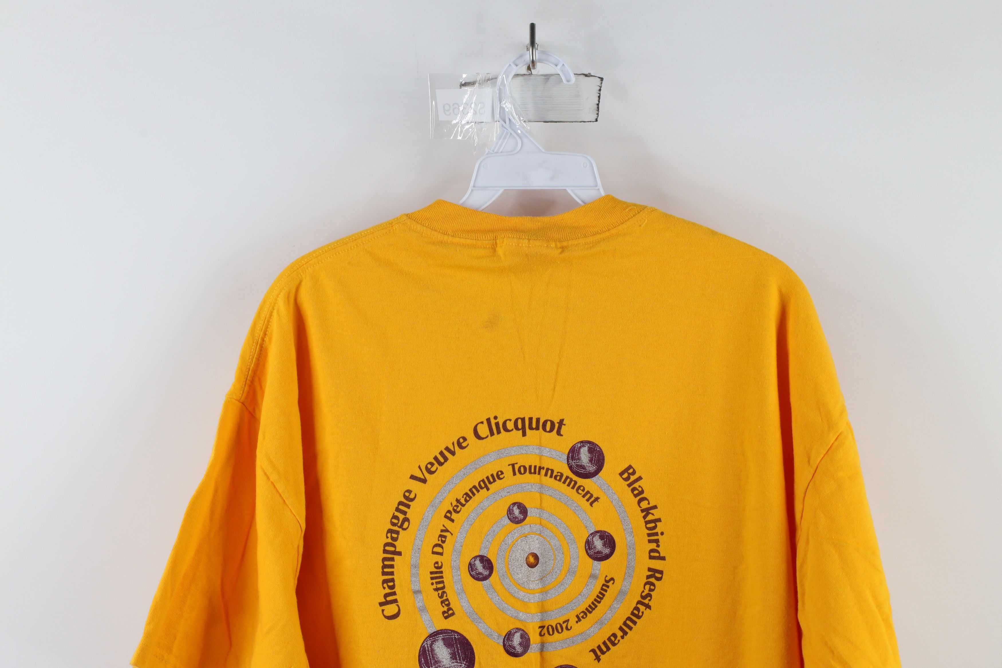 Vintage Vintage Y2K Champagne Bastille Pétanque Tournament T-Shirt Size US XL / EU 56 / 4 - 10 Thumbnail