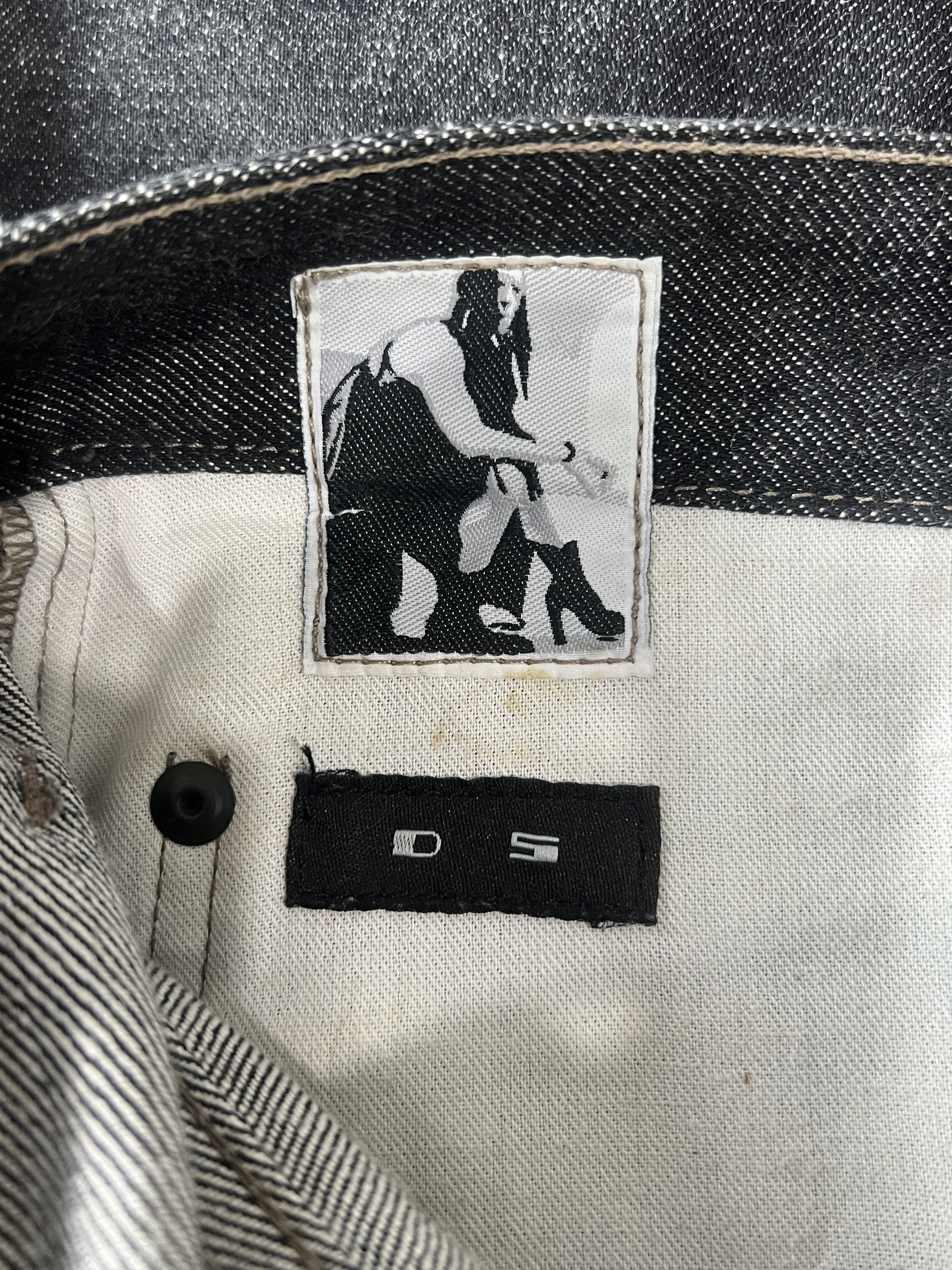 Rick Owens Drkshdw Rick Owens DRKSHDW Sarouel Cropped Denim Pants Size US 30 / EU 46 - 7 Thumbnail