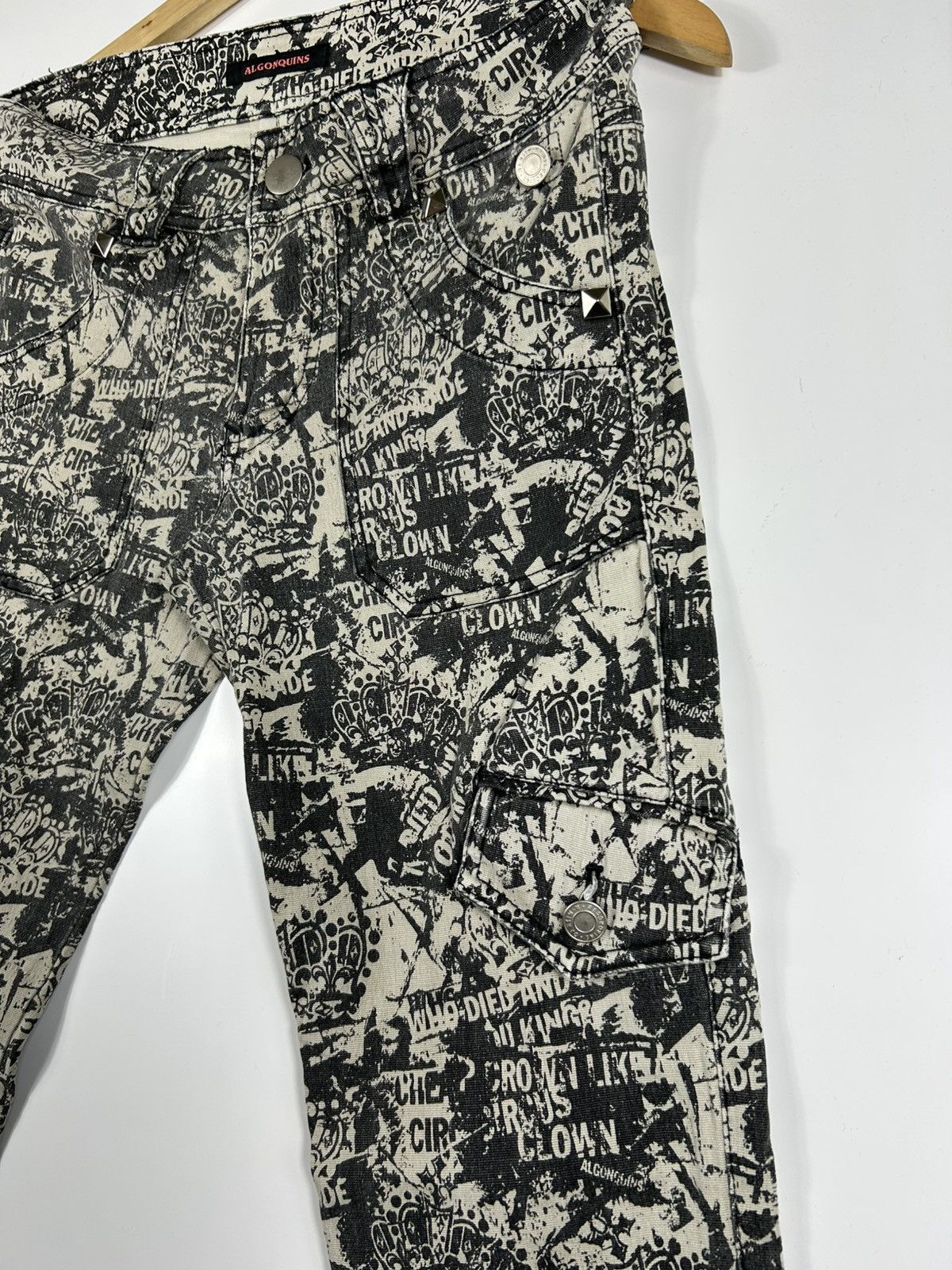 If Six Was Nine ⚡️Vintage Algonquins Skinny Punk Style Denim Size US 31 - 6 Thumbnail