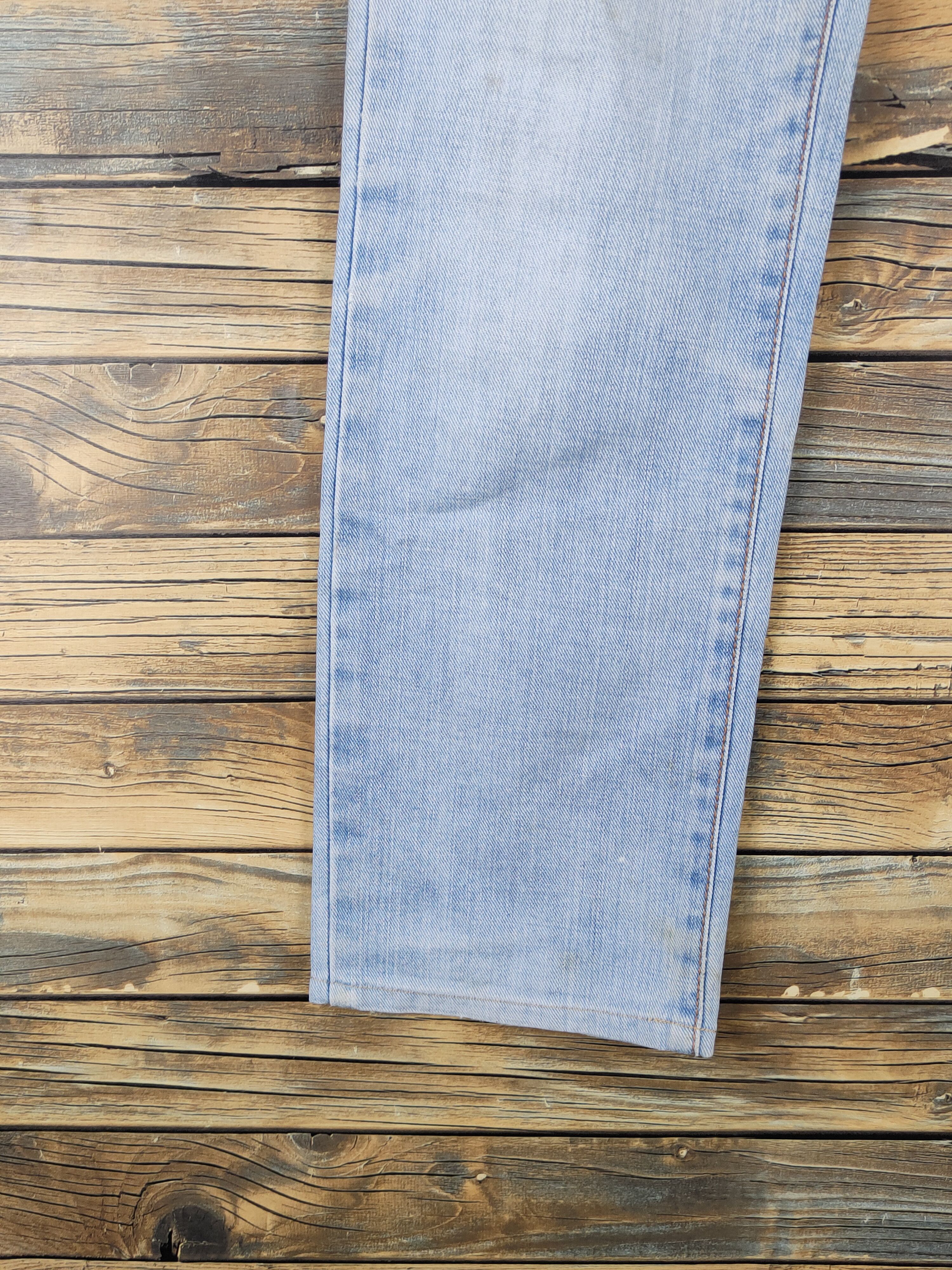 Edwin Edwin Light Blue Distressed Ripped Jeans #W1410 Size US 29 - 4 Thumbnail