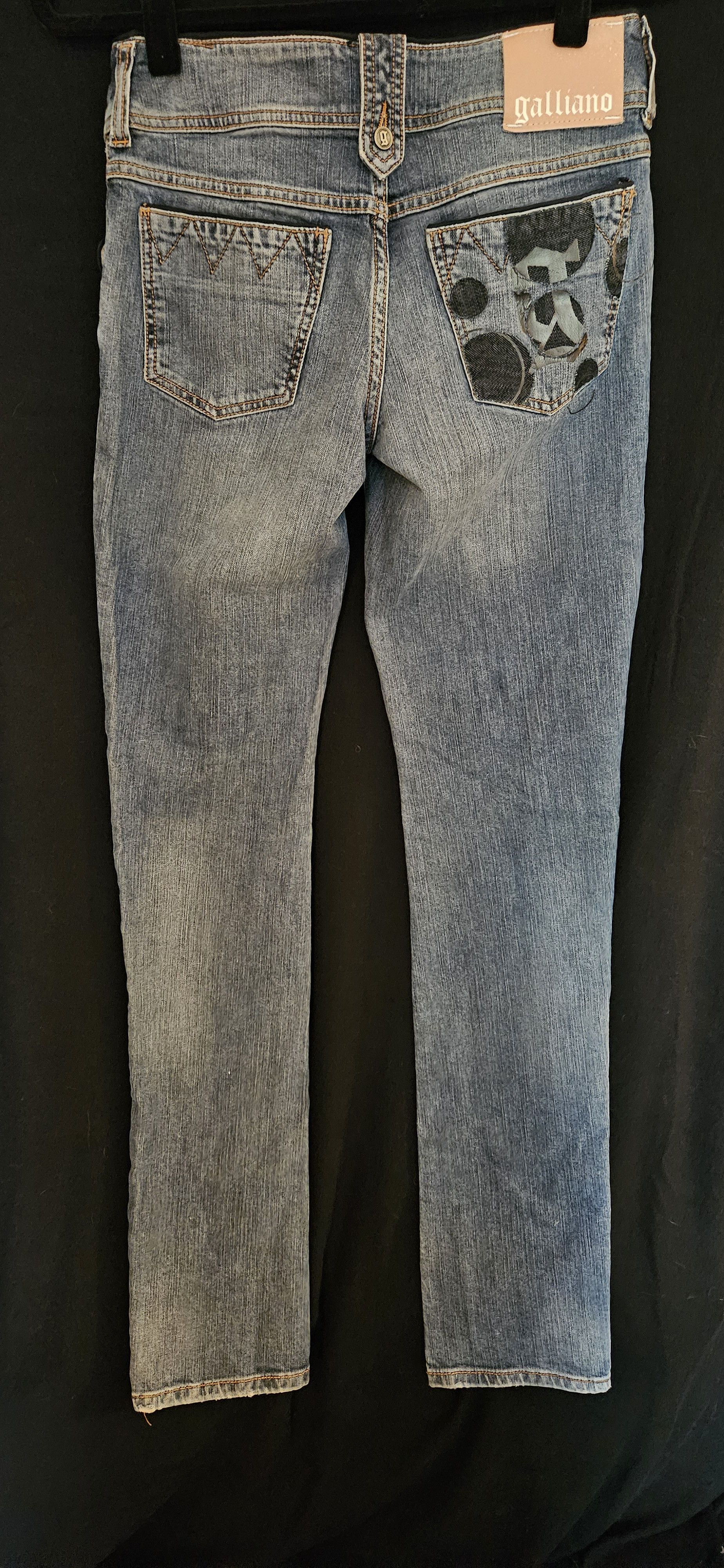 John Galliano John Galliano low rise Polk-a-Dot skinny jean Size 27" / US 4 / IT 40 - 2 Thumbnail