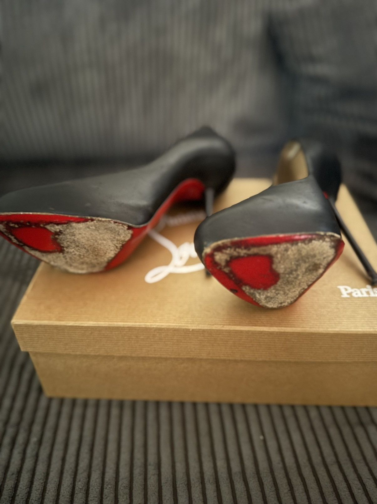Christian Louboutin Black Christian Louboutin heels Size US 8.5 / IT 38.5 - 3 Thumbnail
