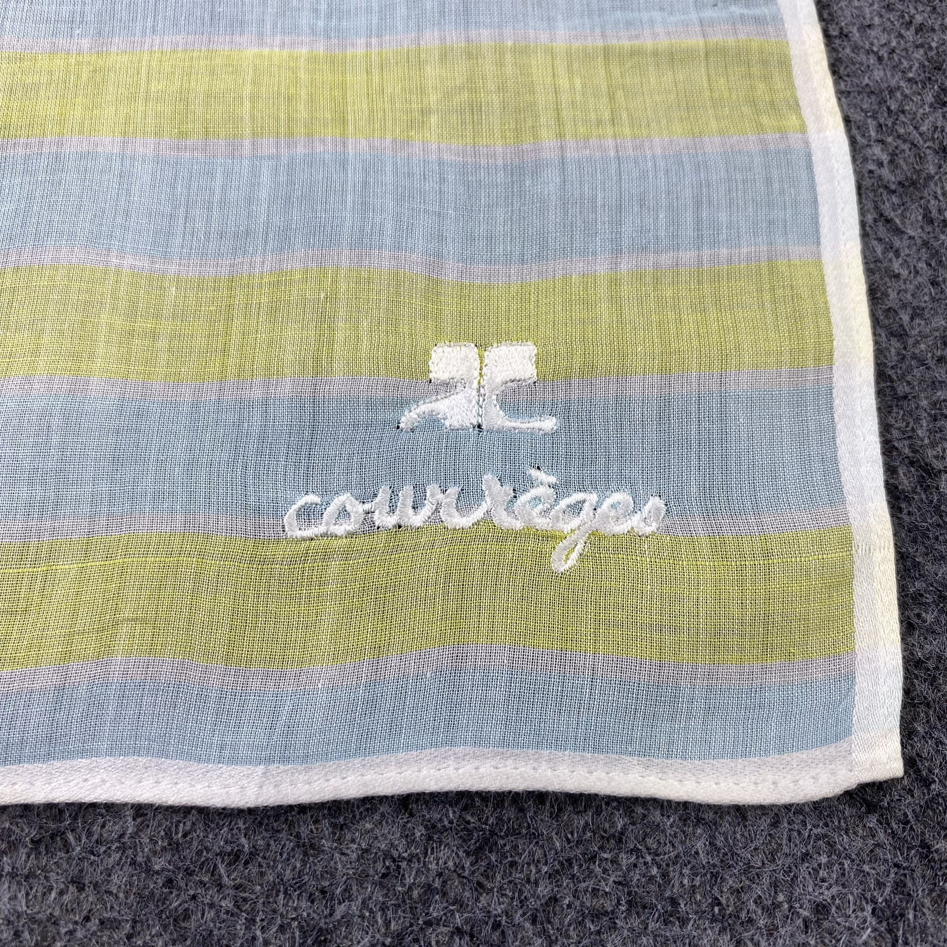 Courreges Courreges Homme Handkerchief / Neckerchief / Bandana-B1220 Size ONE SIZE - 5 Thumbnail
