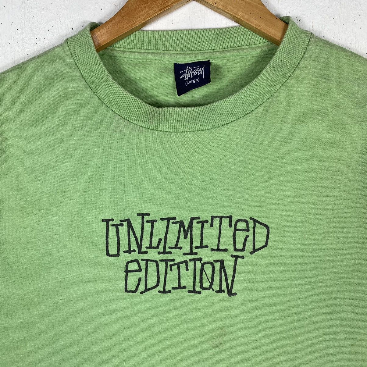 Stussy Vintage 00's STUSSY UNLIMITED EDITION Faded Distressed Tee Size US L / EU 52-54 / 3 - 3 Thumbnail