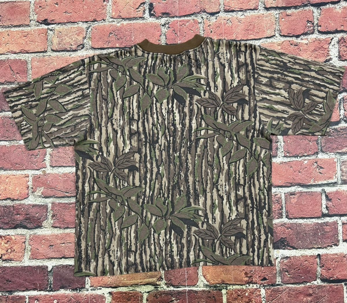 Realtree Vintage RealTree Camo Blank Pocket Tee Single Stitch Boxy Size US XL / EU 56 / 4 - 2 Thumbnail