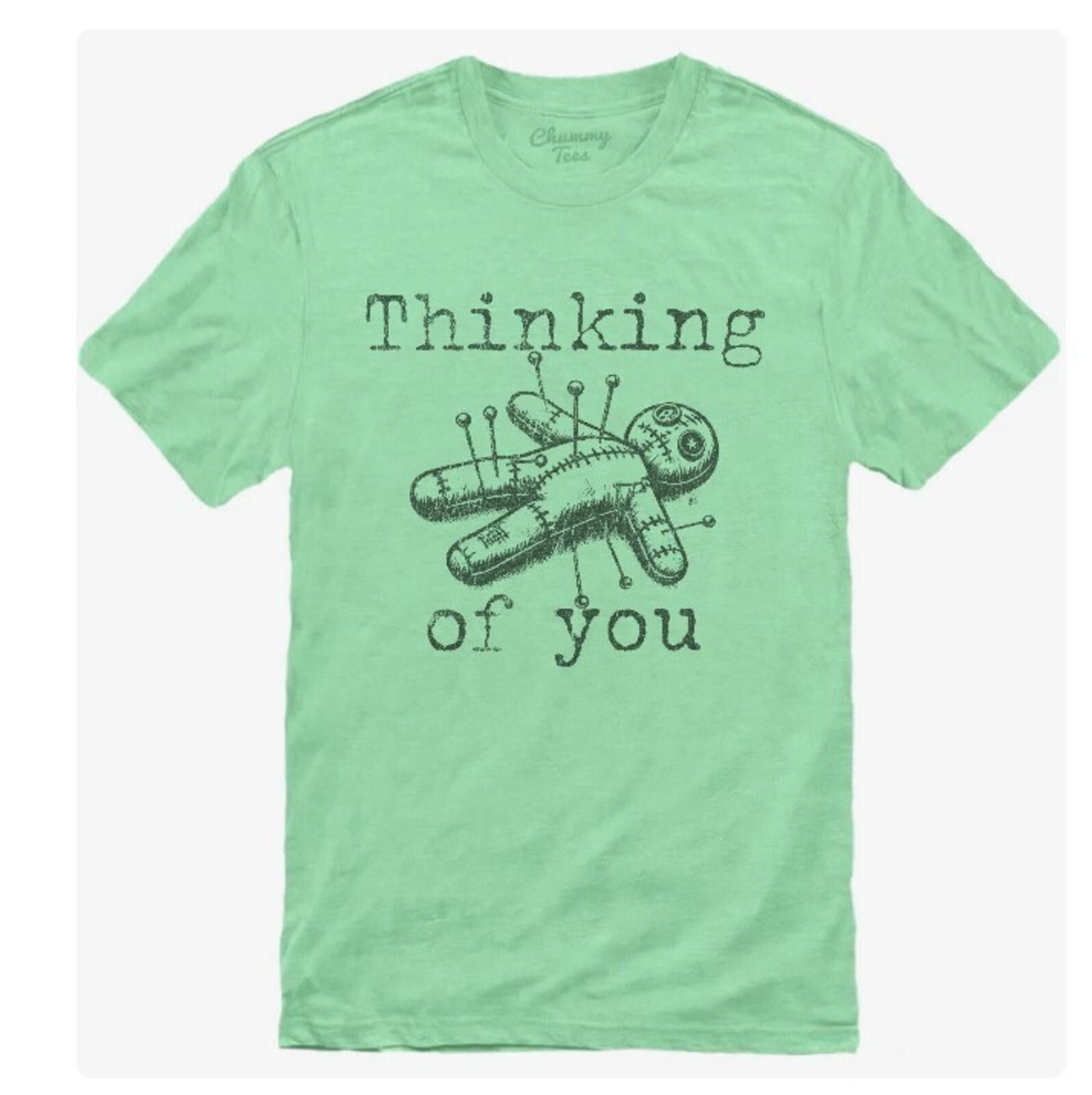 The Unbranded Brand Thinking of You Funny T-Shirt Large Lime Color Size US L / EU 52-54 / 3 - 1 Preview