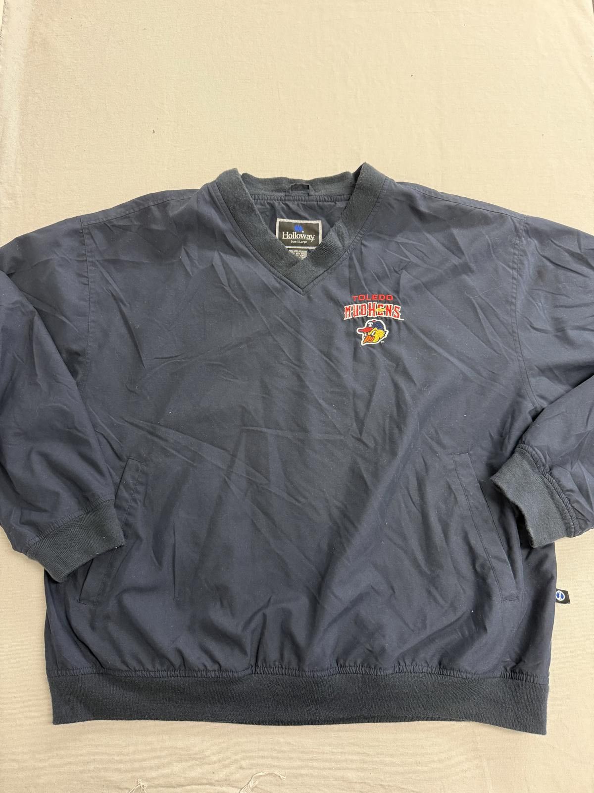 Holloway Baseball Toledo Mud Hens Pullover Windbreaker Jacket - XL Size US XL / EU 56 / 4 - 1 Thumbnail
