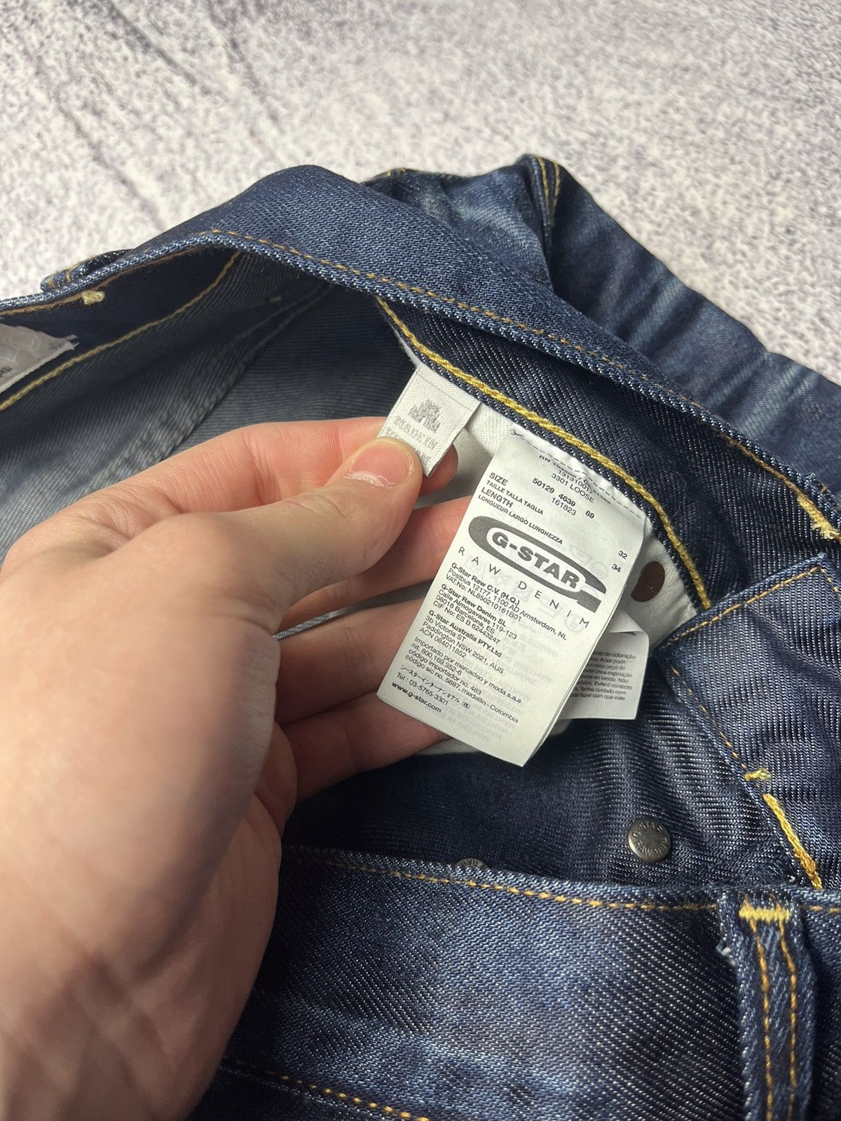 G-Star New G-Star Raw Denim Vintage Jeans Japanese Y2K size 32×34 Size US 32 / EU 48 - 13 Thumbnail