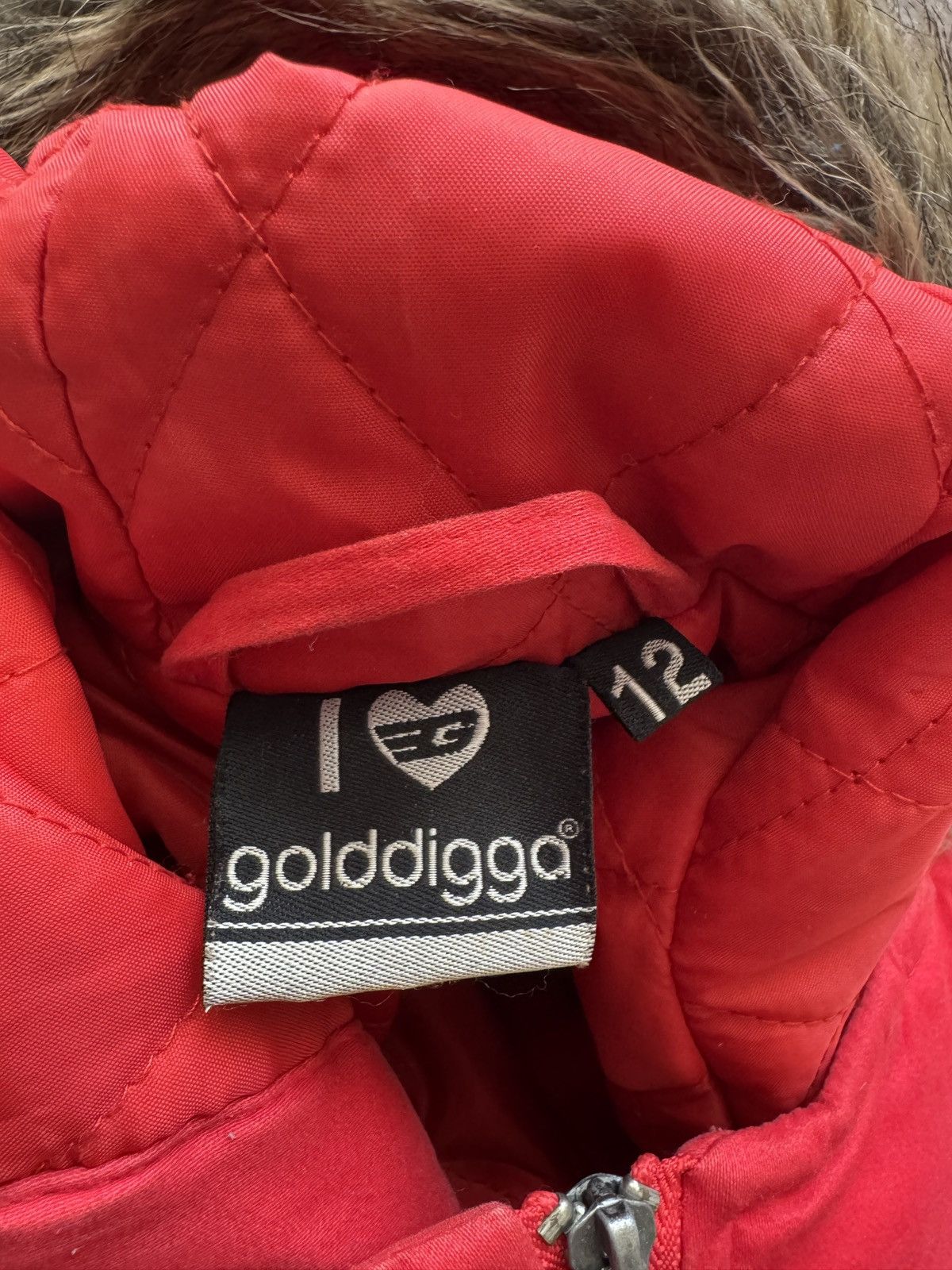 Japanese Brand Y2K Golddigga Faux Fur Jacket Playboi Carti Style Archive Size US M / EU 48-50 / 2 - 7 Thumbnail