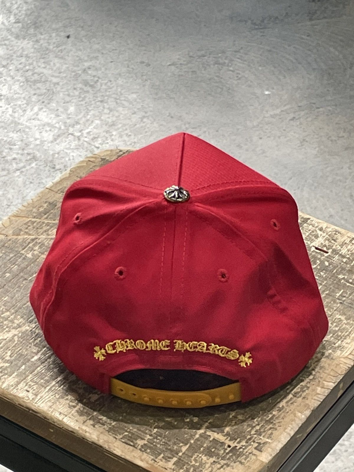 Chrome Hearts Chrome Hearts CH Baseball Hat Red/Yellow Size ONE SIZE - 5 Thumbnail