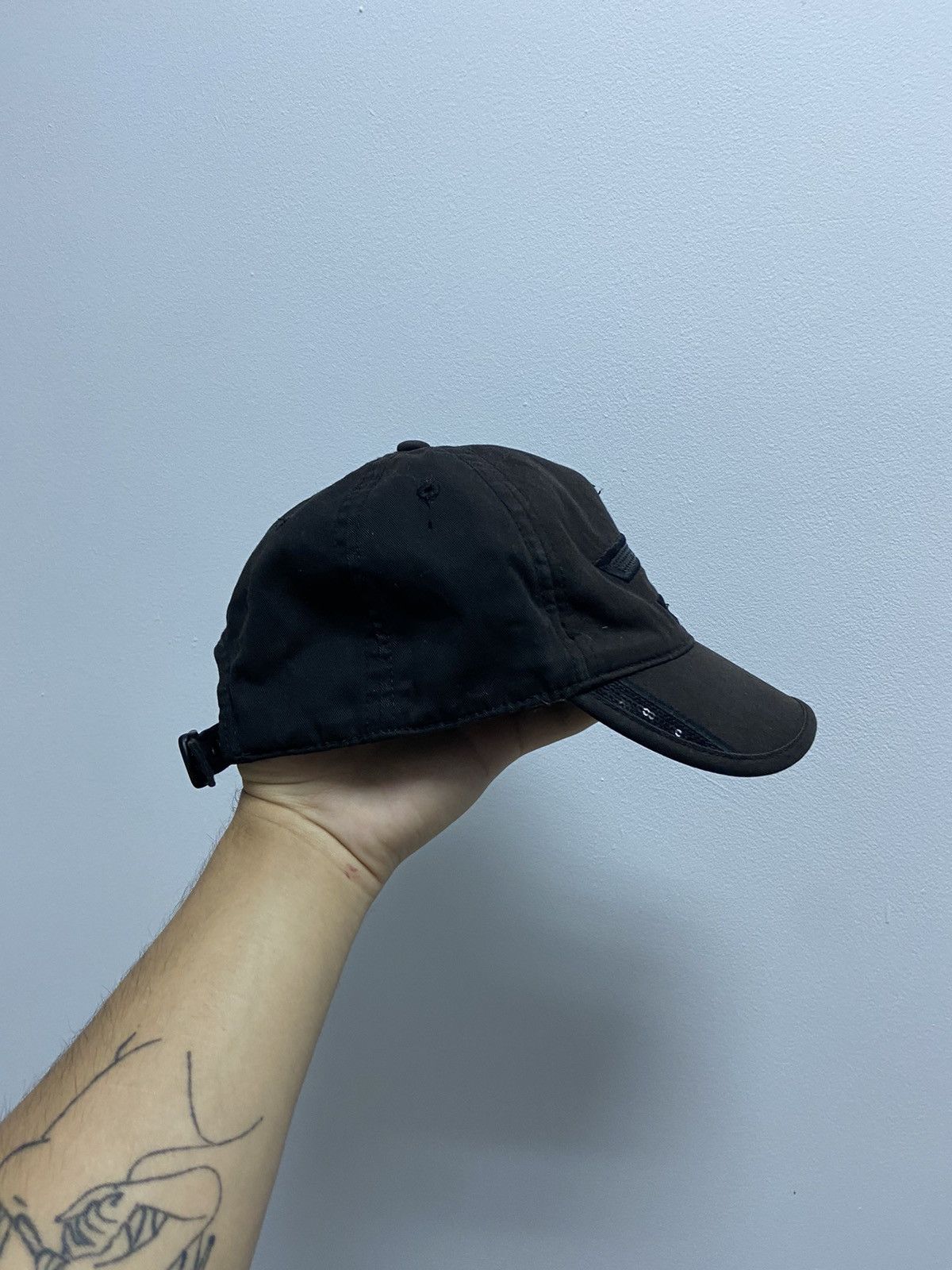 Diesel × Vintage Diesel D Cap Vintage Big Logo Avant Garde Y2K Skate Size ONE SIZE - 4 Thumbnail