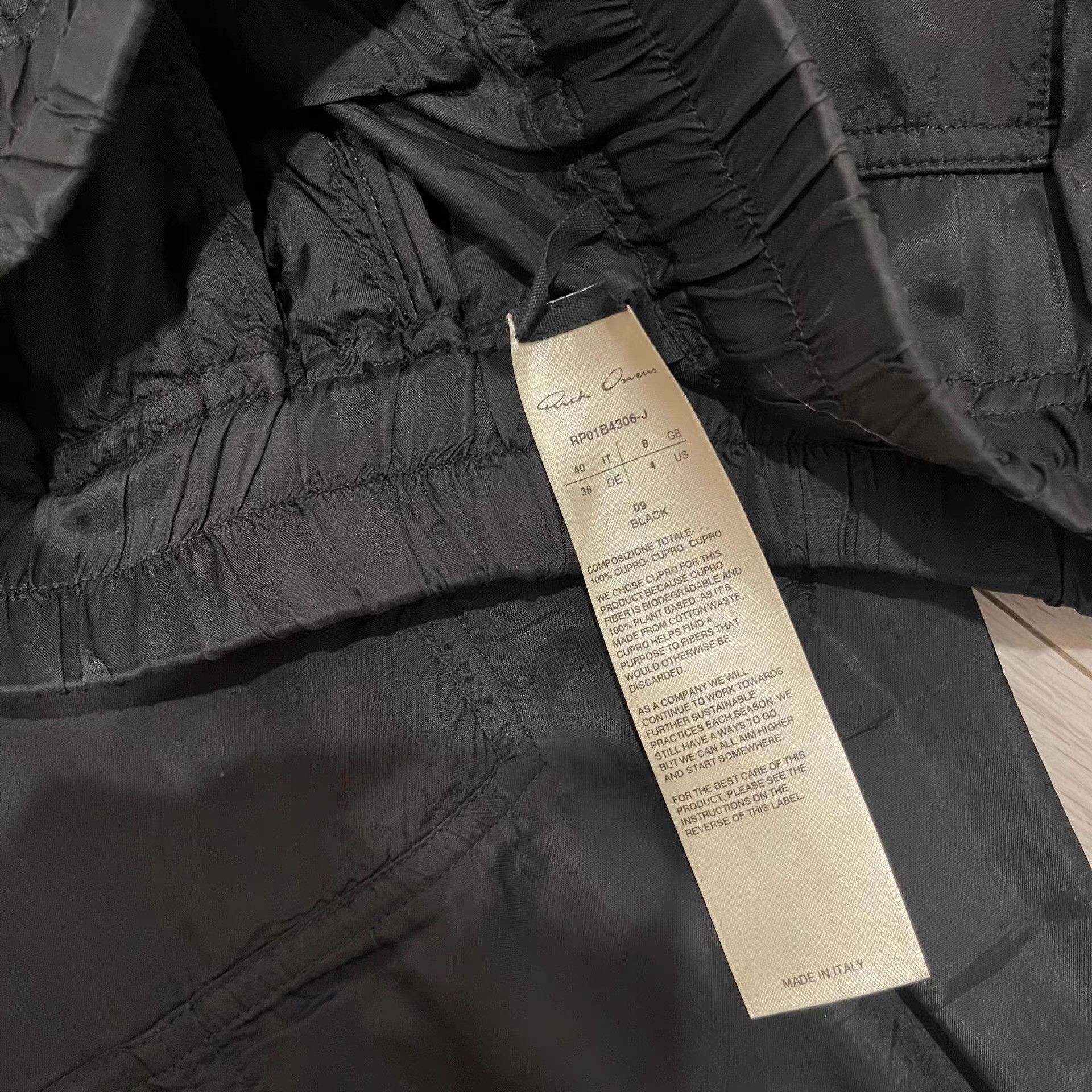 Rick Owens RICK OWENS 22SS mainline double Q19 Size US 34 / EU 50 - 2 Thumbnail