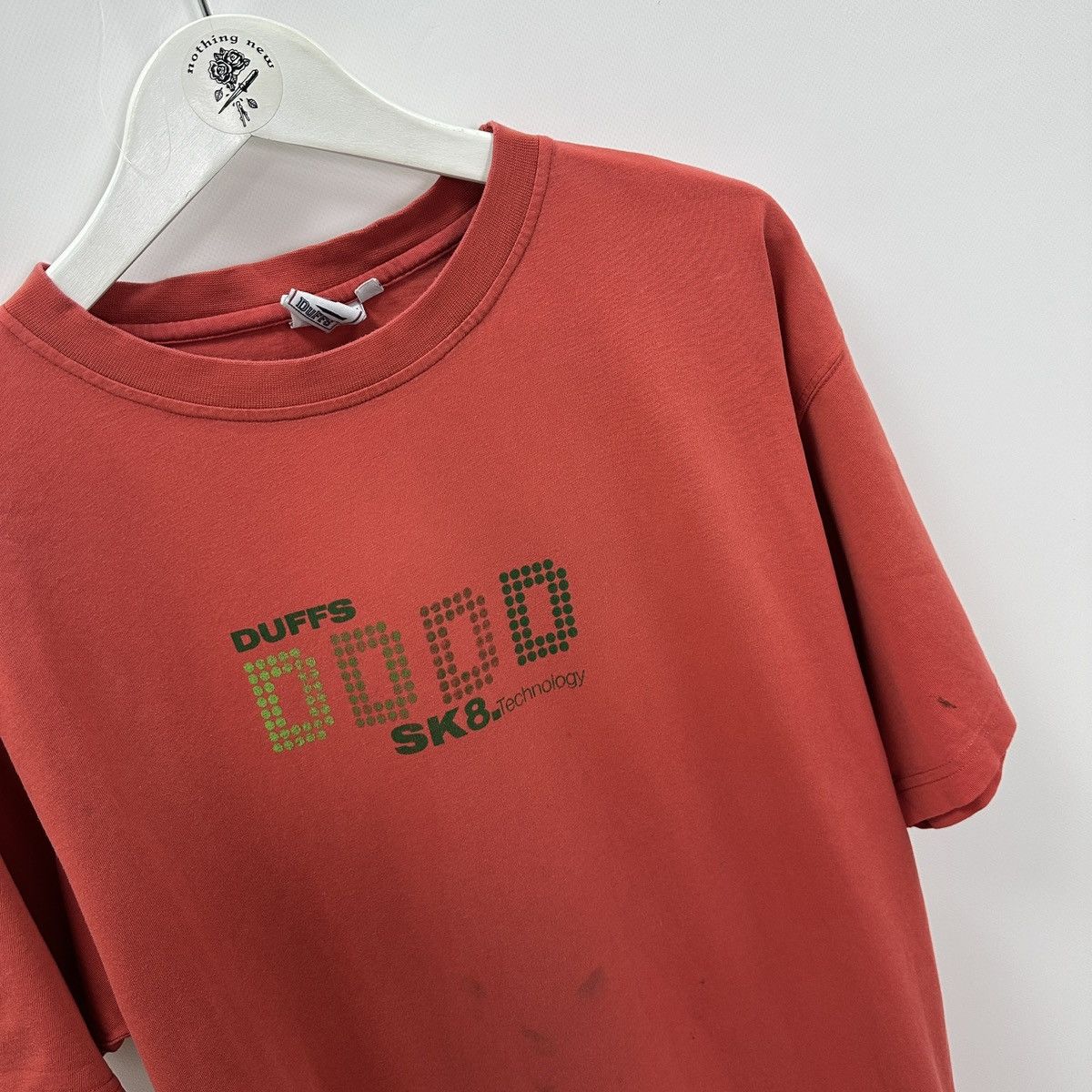 Vintage Vintage 90s Duffs Sk8 Technique skateboarding tee y2k rare Size US L / EU 52-54 / 3 - 4 Thumbnail