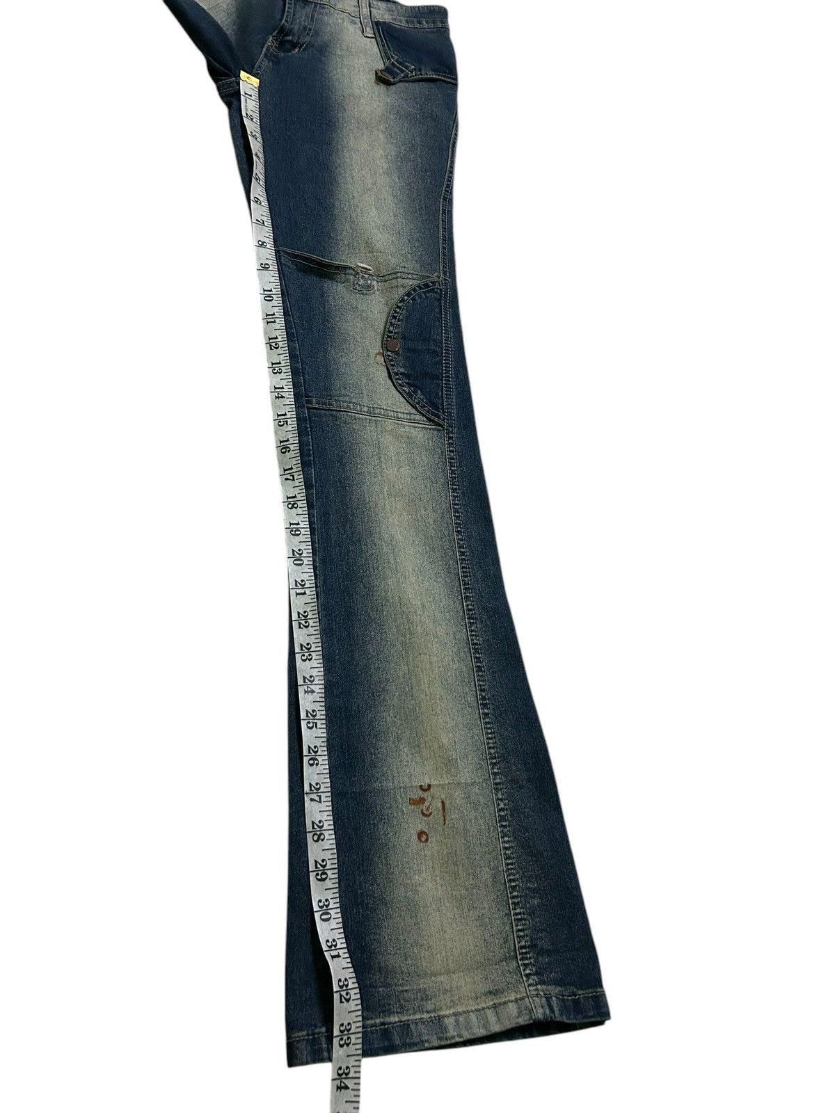 Japanese Brand × Kapital × Vintage FLARE Japanese Denim Jeans Rusty Mudwash Faded Rare Size US 27 - 25 Thumbnail