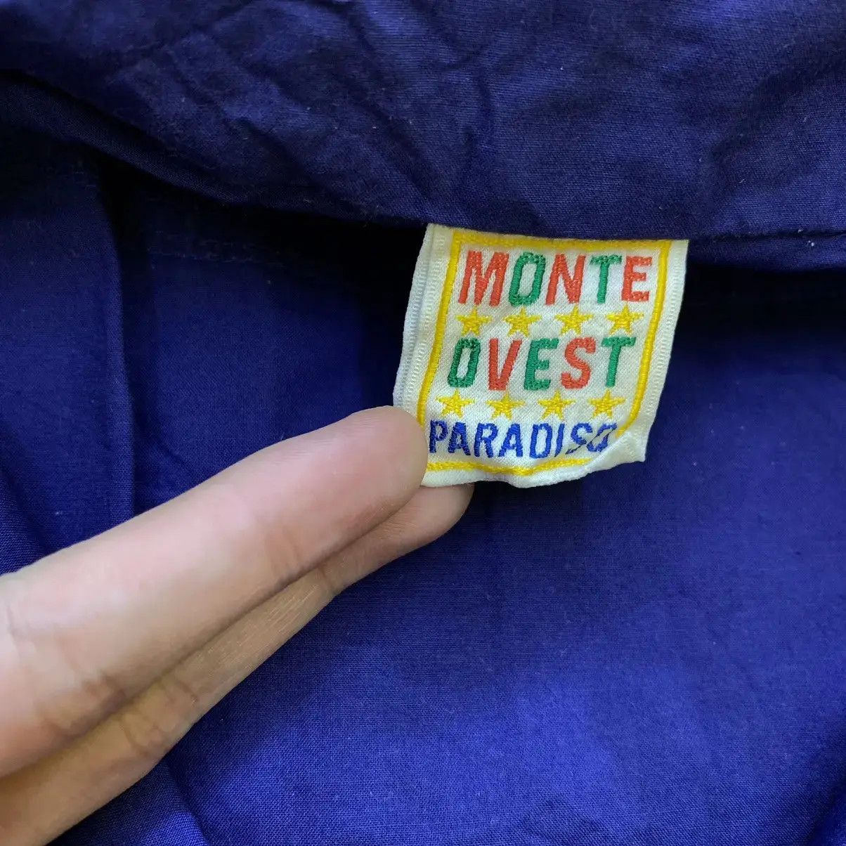 Vintage Vintage PARADISO MONTE OVEST Natural Dye Indigo Jacket Size US XL / EU 56 / 4 - 6 Thumbnail