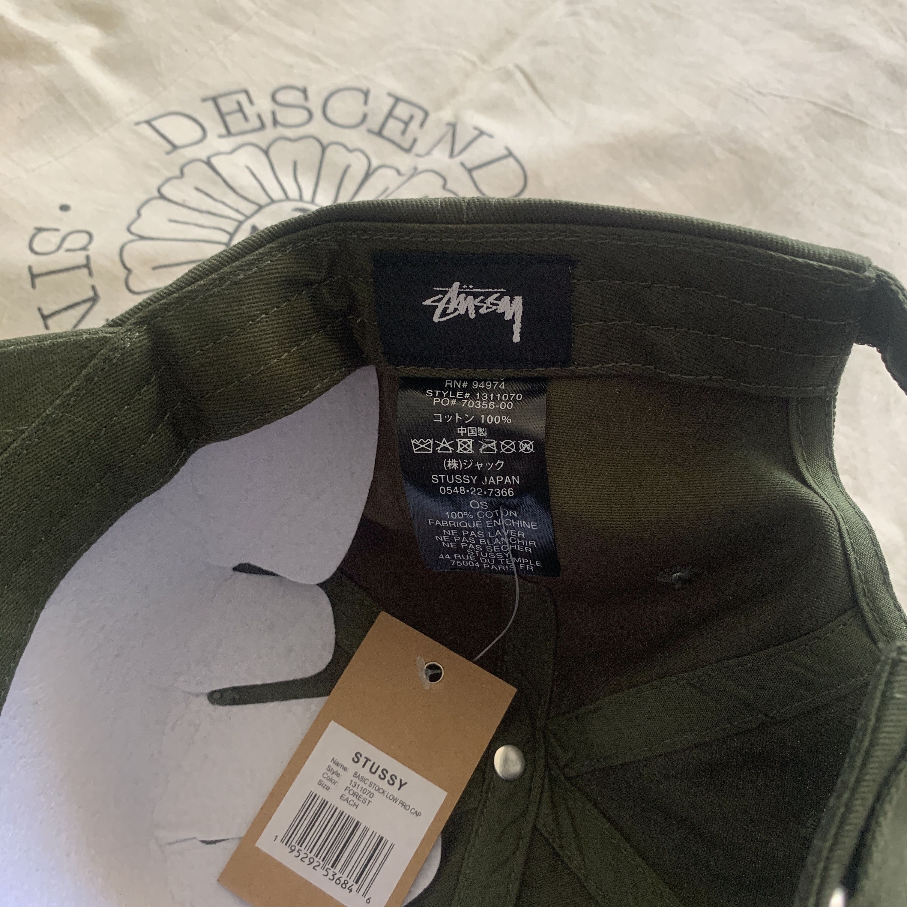 Stussy Stussy basic stock low pro cap Size ONE SIZE - 4 Thumbnail
