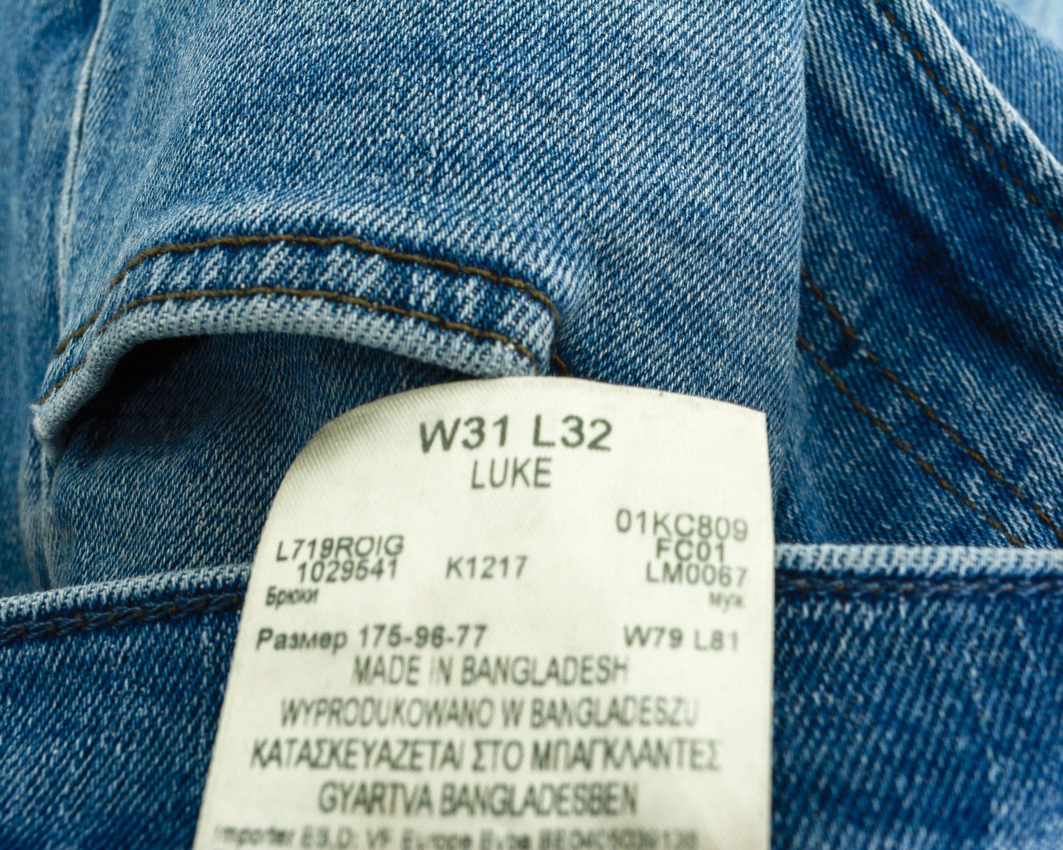 Lee LEE Luke Men W31 L32 Slim Fit Tapered Leg Jeans Denim Pants Size US 31 - 4 Thumbnail