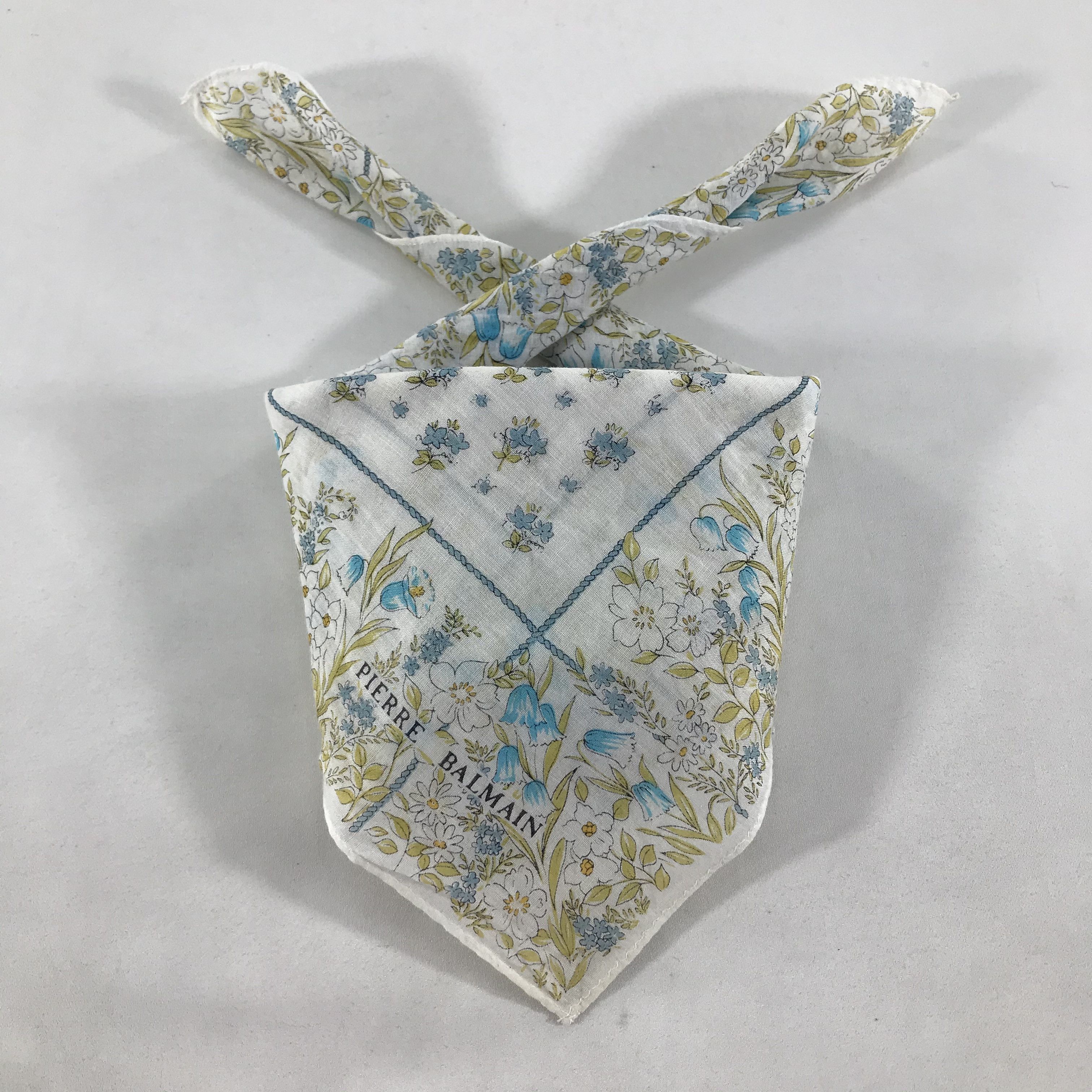 Pierre Balmain × Vintage Pierre Balmain Bandana / Handkerchief / Neckerchief - S1895 Size ONE SIZE - 3 Thumbnail