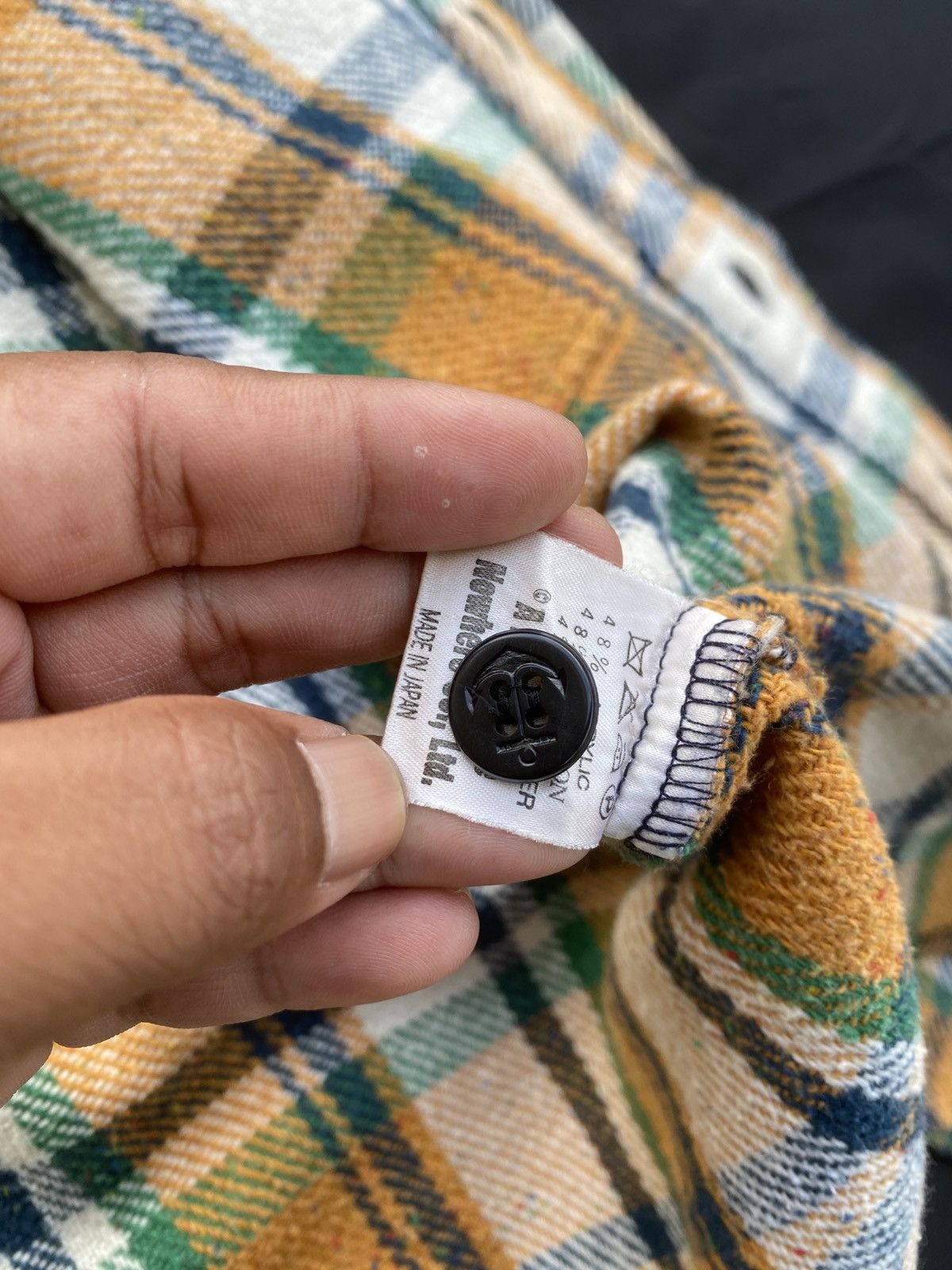 Bape × Vintage Rare Vintage BAPE Checkered Flannel Buttons Shirt Size US M / EU 48-50 / 2 - 24 Thumbnail