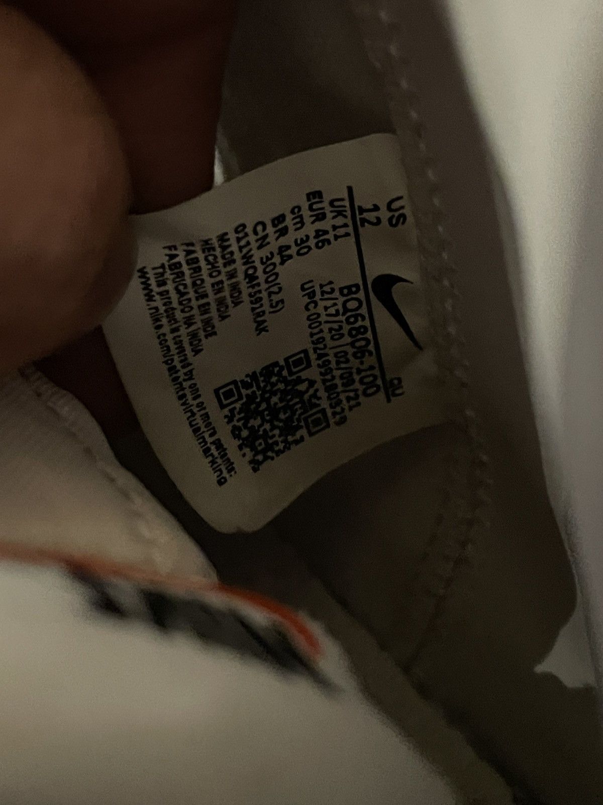 Nike Nike Blazer High White/Black Size US 12 / EU 45 - 8 Thumbnail