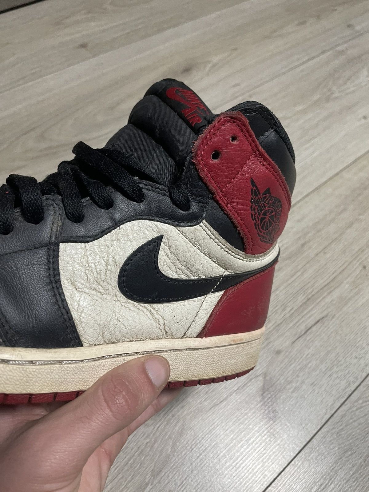 Jordan Brand × Nike Nike Air Jordan 1 Retro OG High “Bred Toe” Size US 9 / EU 42 - 17 Thumbnail