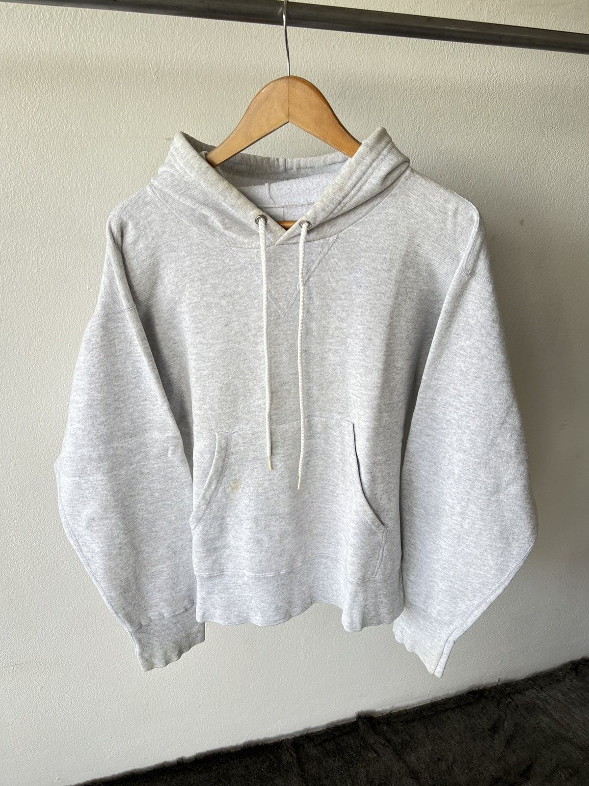 Vintage 80/90s Vintage Medallion Blank Boxy Hoodie Size US M / EU 48-50 / 2 - 1 Thumbnail